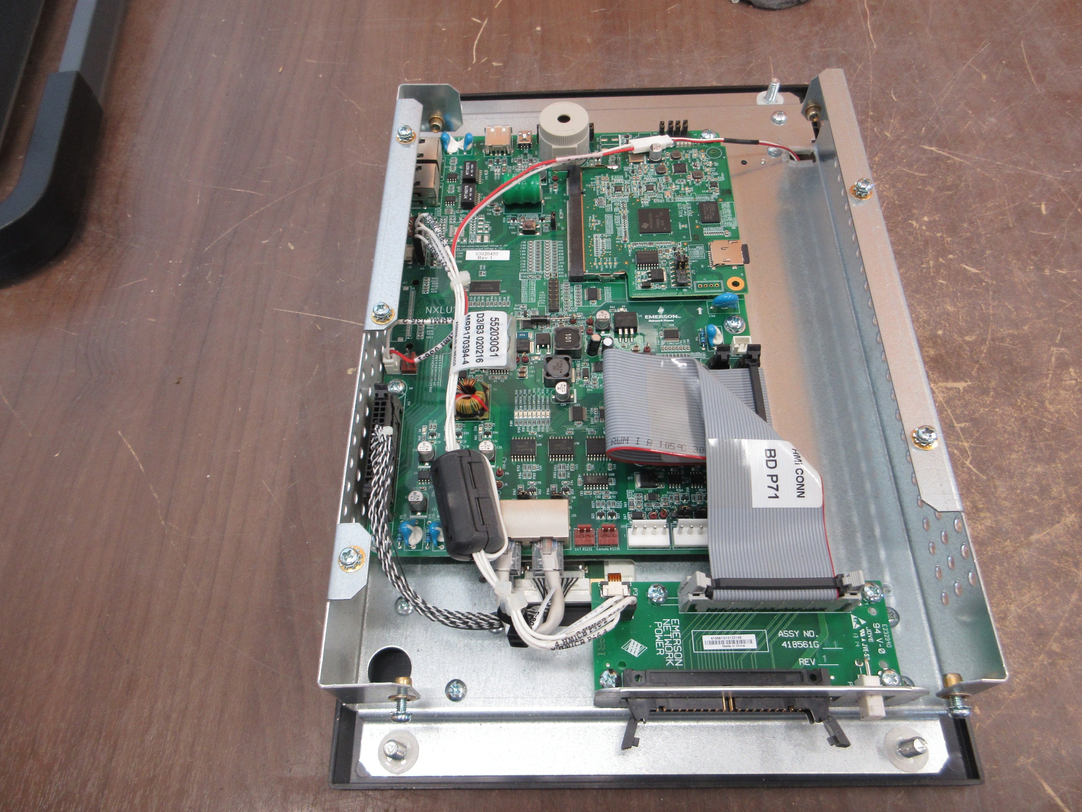 Emerson Liebert HMI Control Panel NXLU12 Ver. A02 Used