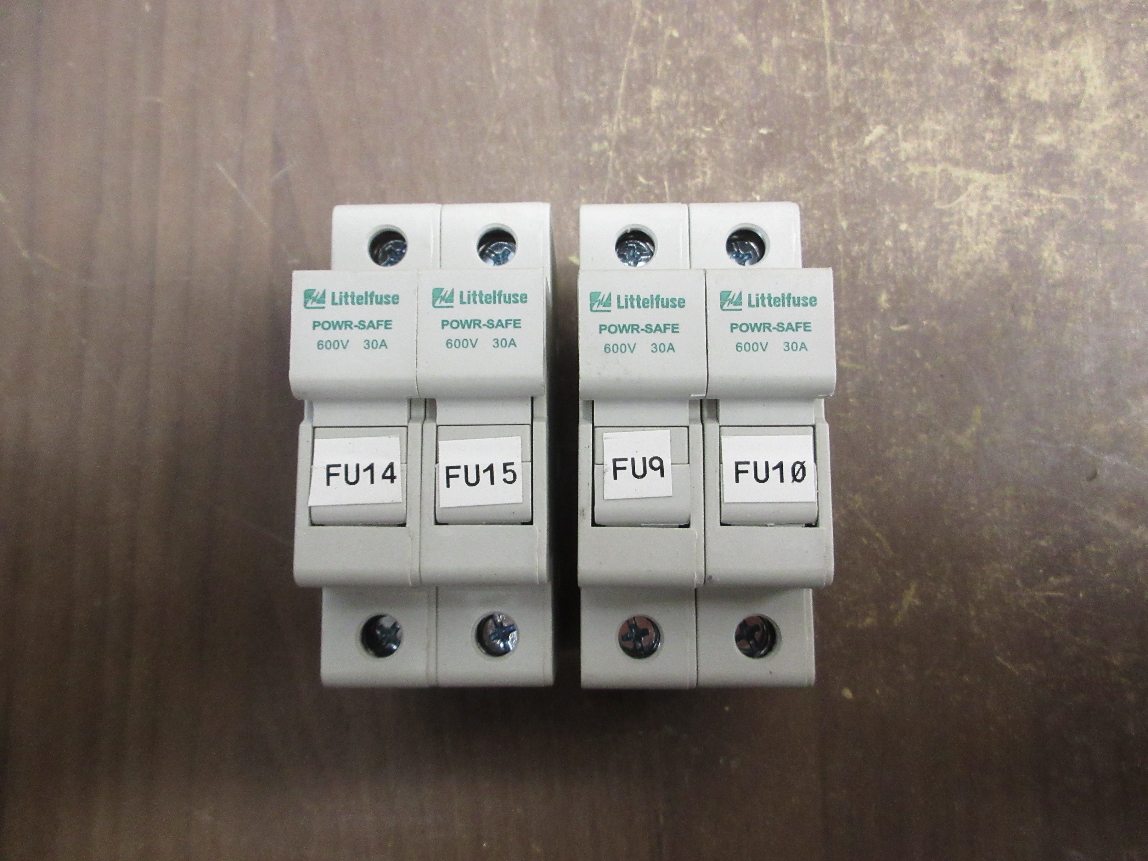Littelfuse Fuseholder LPSC CH 30A 600V 2P *Lot of 2* Used