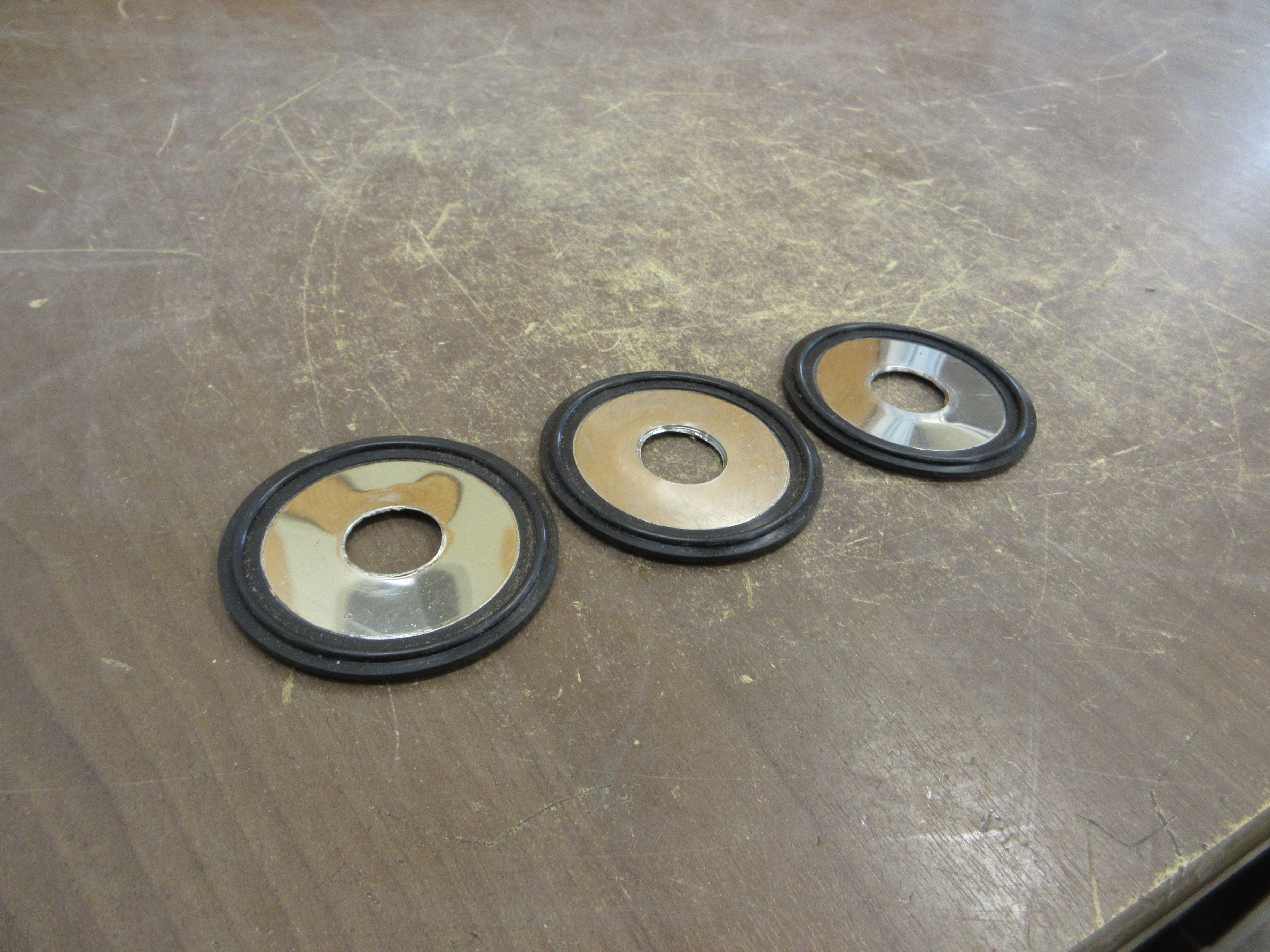 F&H Orifice Plate A80MPU-2-316 Size: 2" 1/8" Hole *No Box* *Lot of 3*