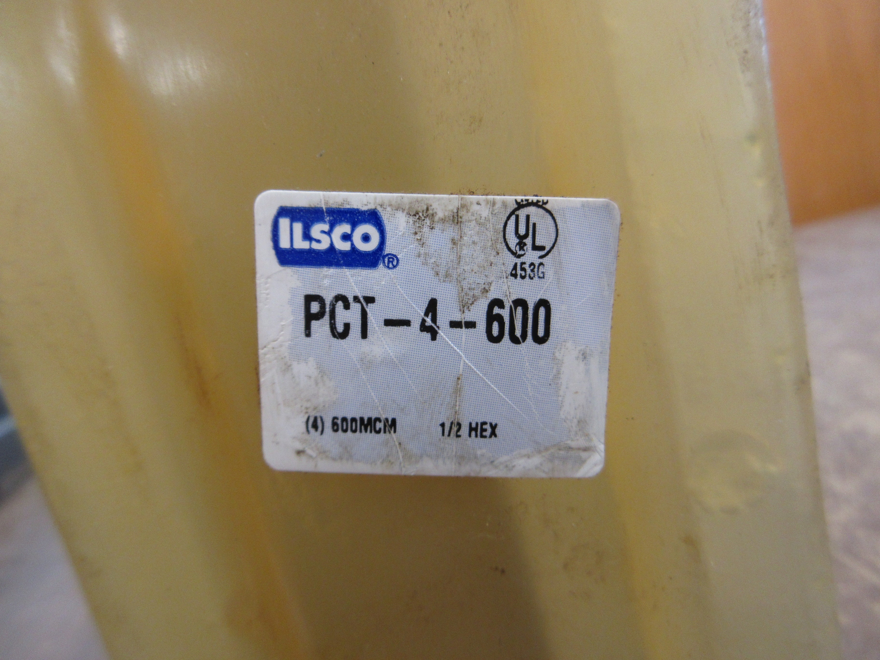 Ilsco ClearTap Insulated Multitap Connector PCT-4-600 (4) 600MCM Used