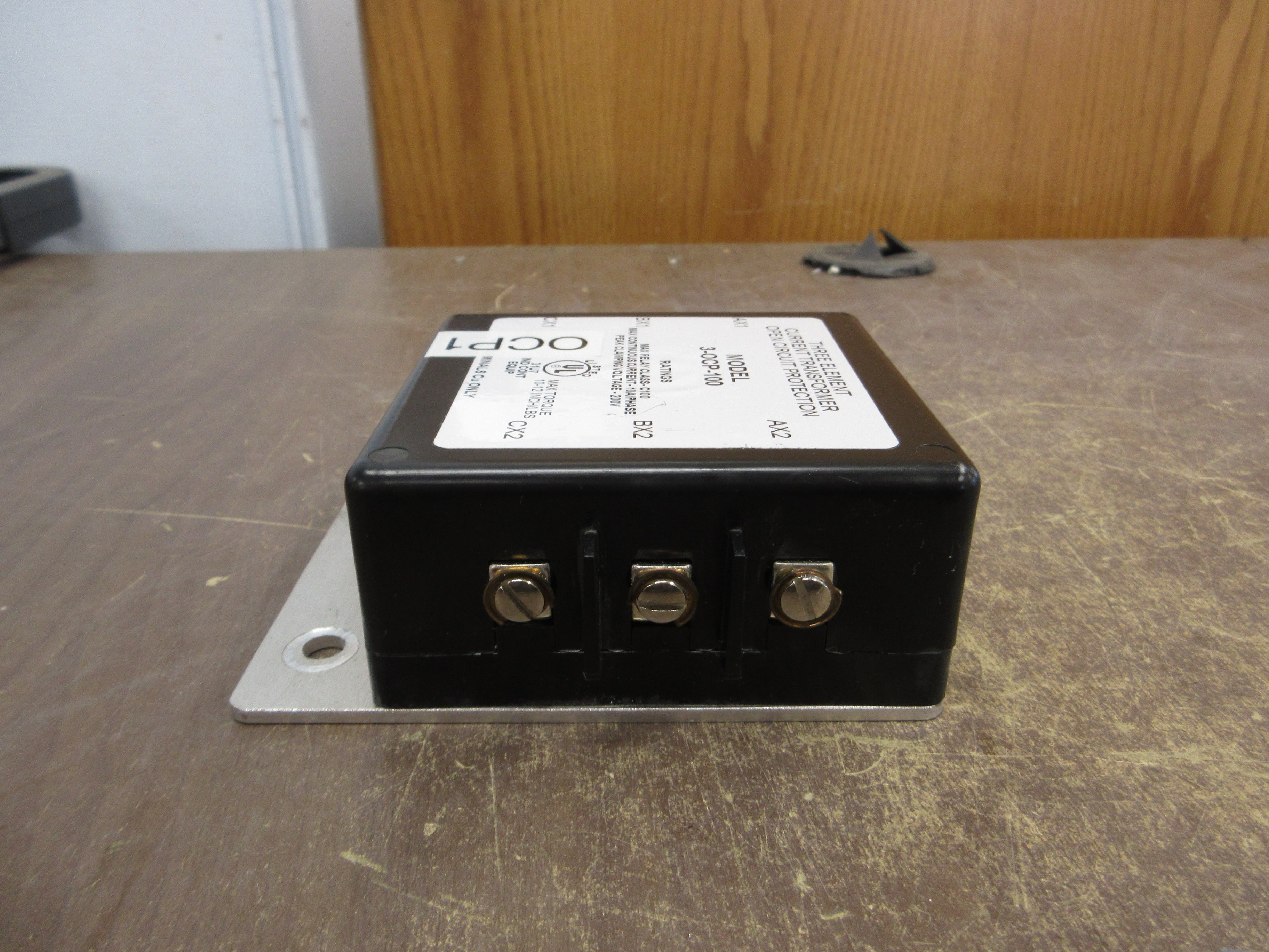 Electromagnetic Industries Circuit Protector 3-OCP-100 3Ph 10A/Phase Used