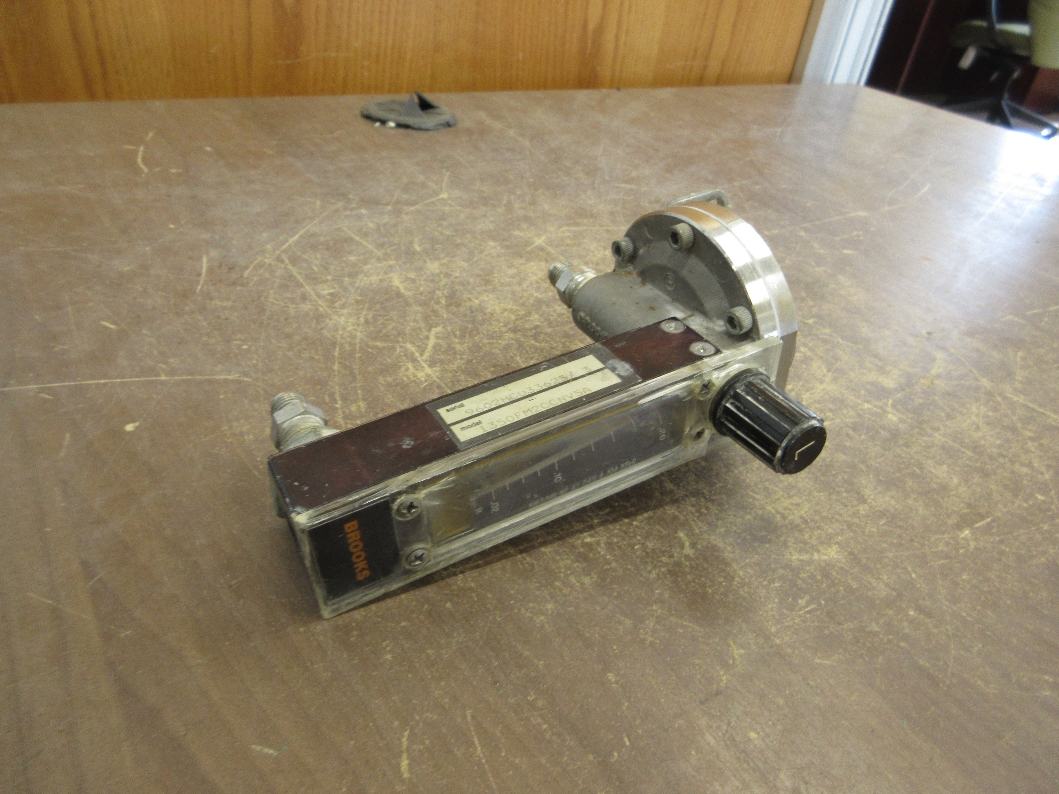 Brooks Flowmeter 1350FM2CCNV5A Used