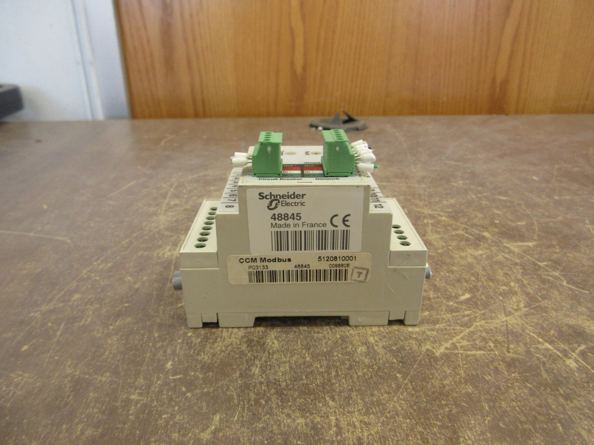 Square D CCM Modbus Module S48377 *(2) Broken Clip* Used