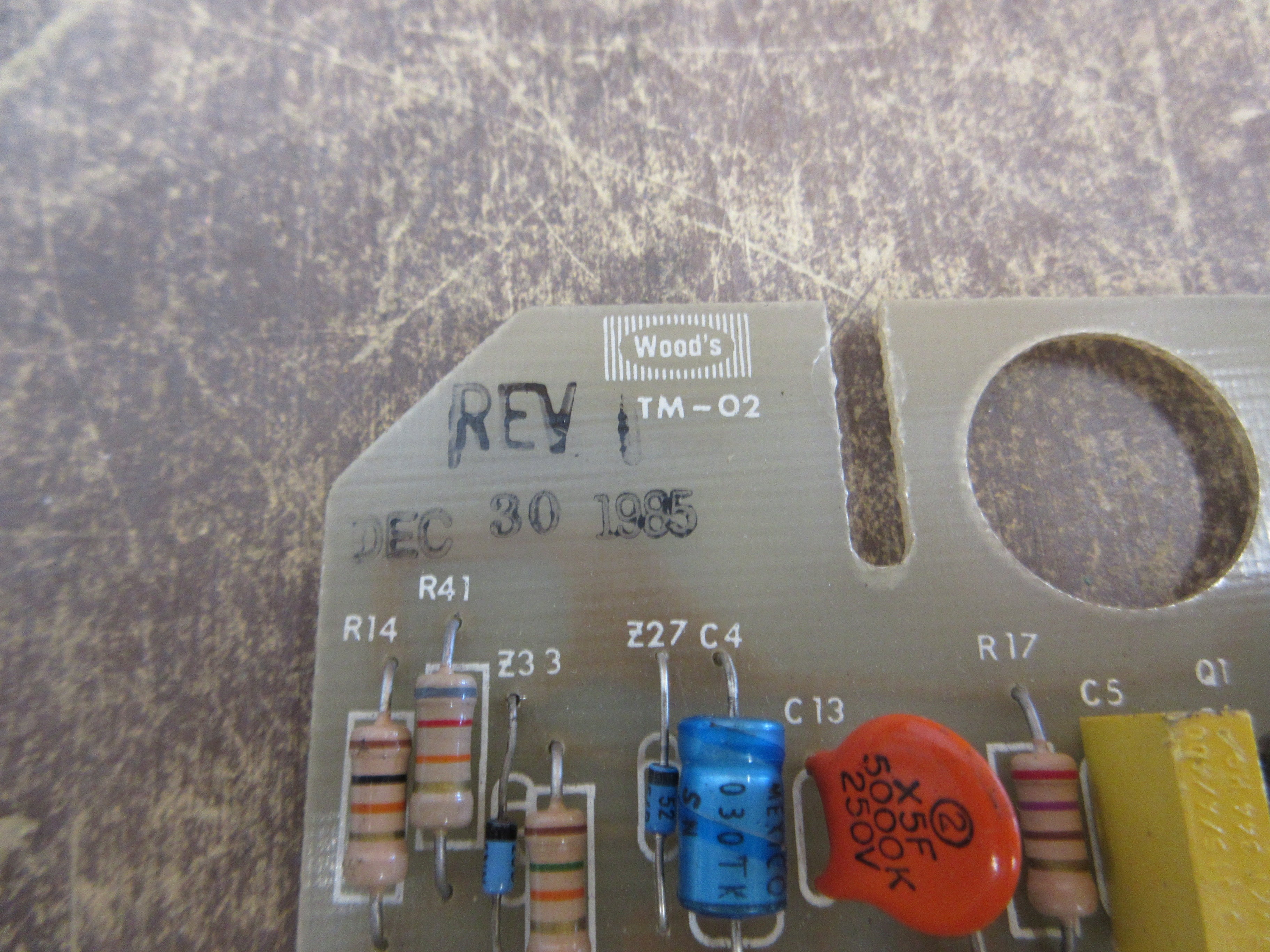 TB Woods Trigger Module TM-02 Rev. I Used