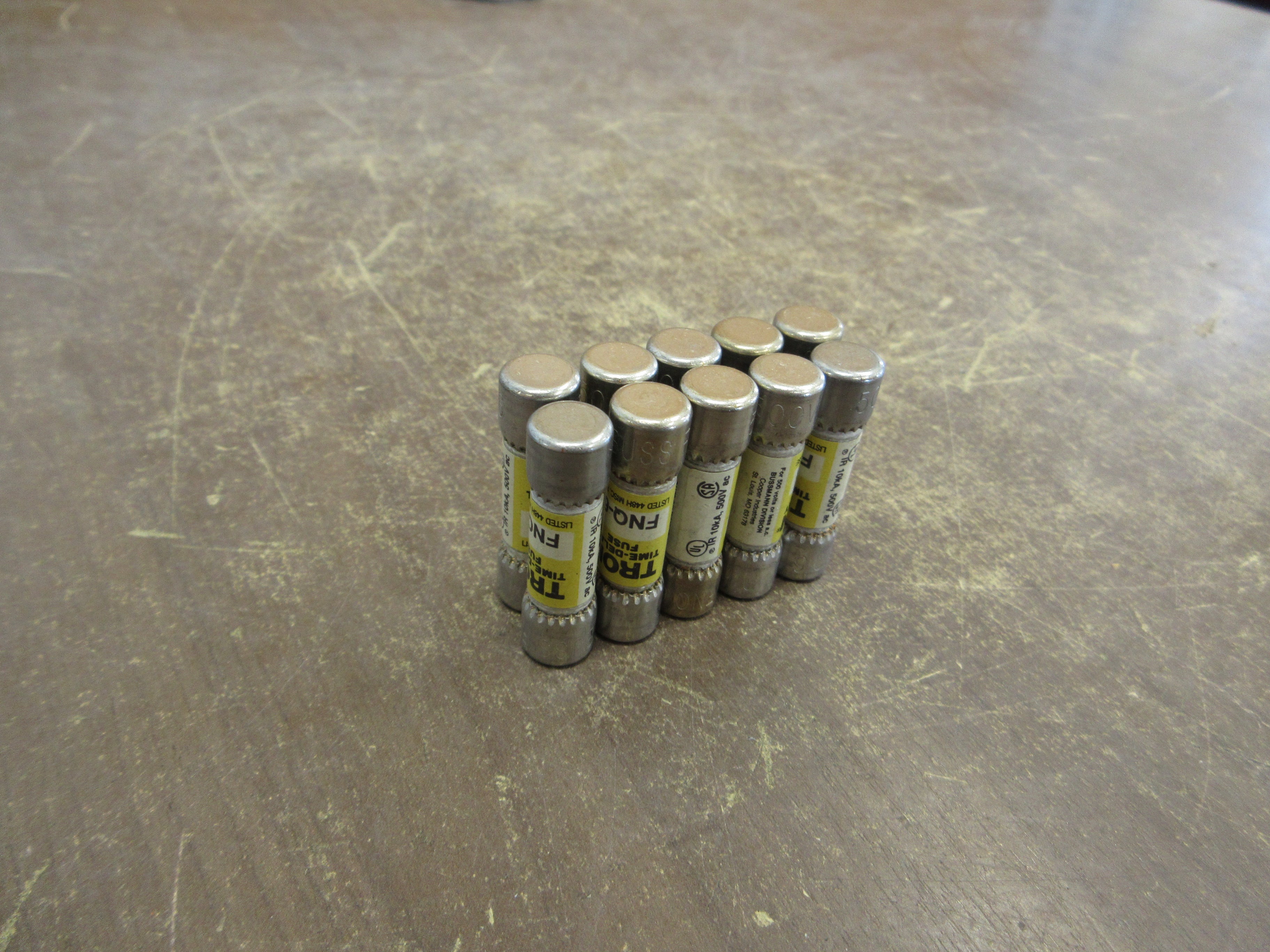Bussmann Tron Fuse FNQ 6 500V 6A *Box of 10* New Surplus