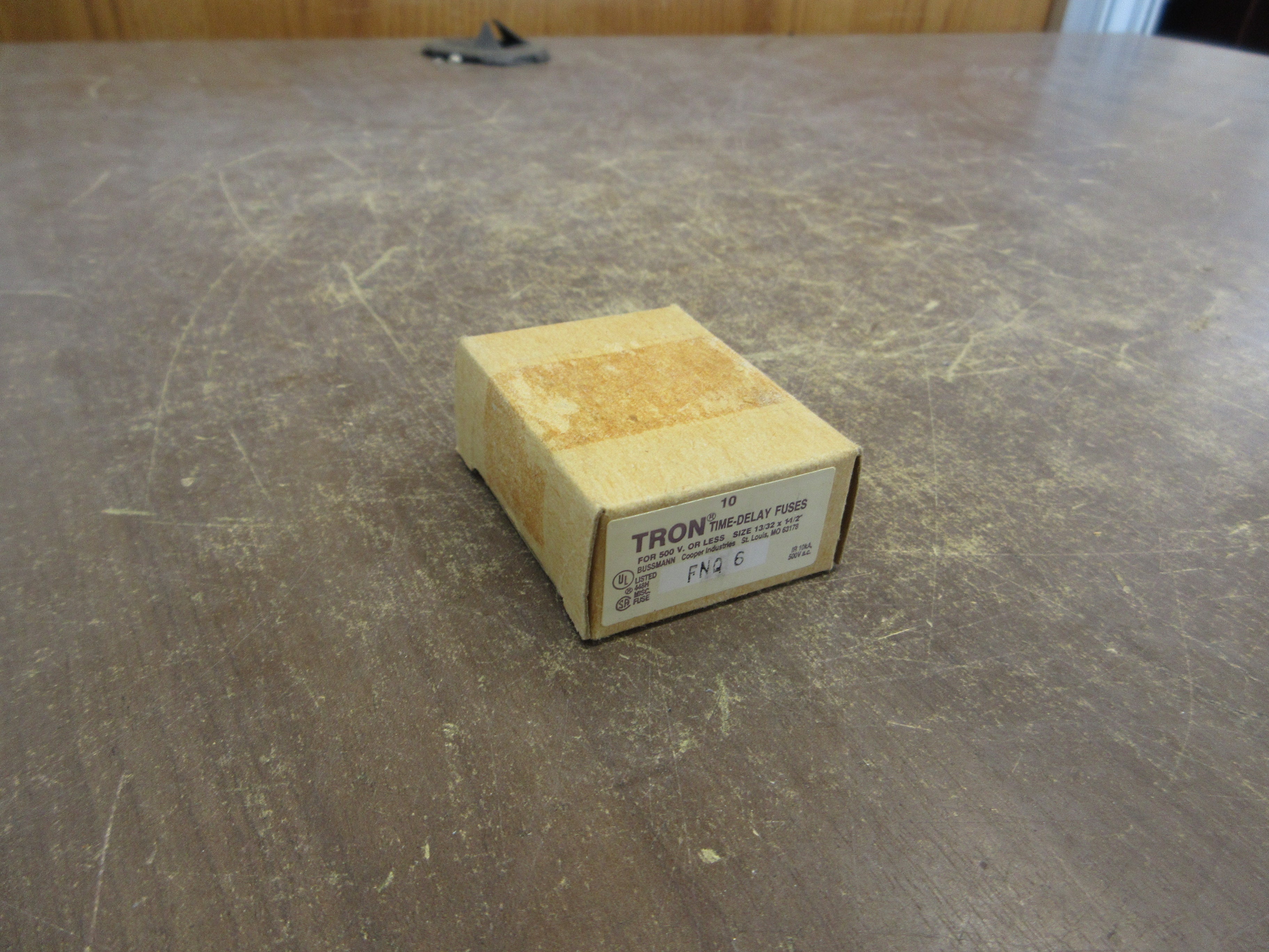 Bussmann Tron Fuse FNQ 6 500V 6A *Box of 10* New Surplus
