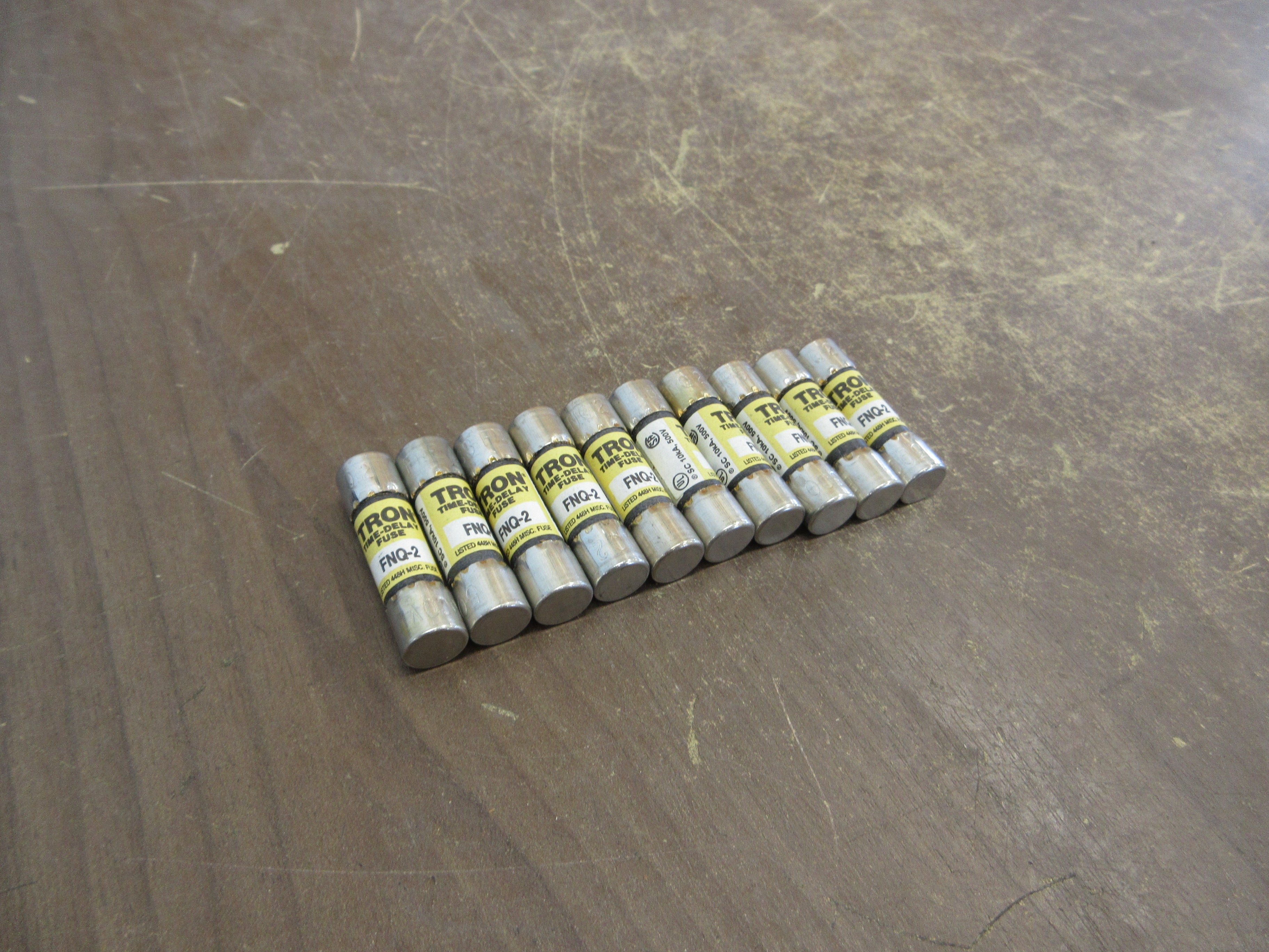 Bussmann Tron Fuses FNQ-2 500V 2A *Box of 10* New Surplus