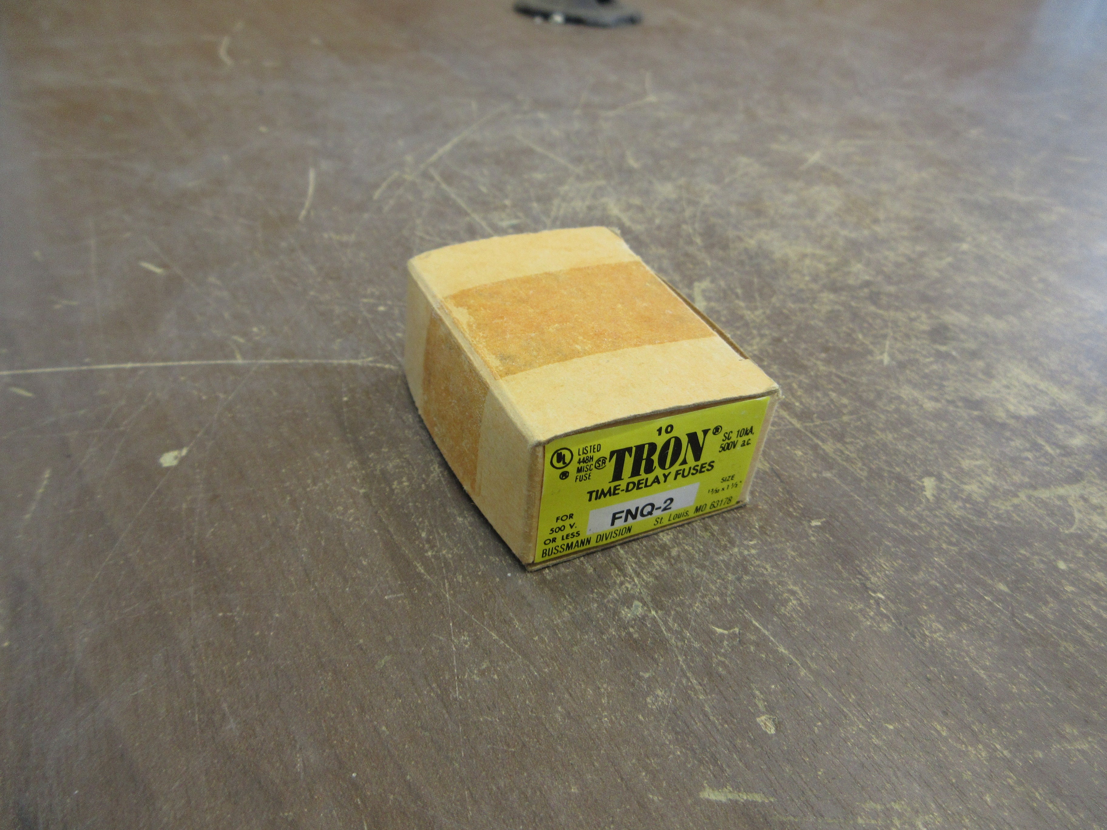 Bussmann Tron Fuses FNQ-2 500V 2A *Box of 10* New Surplus