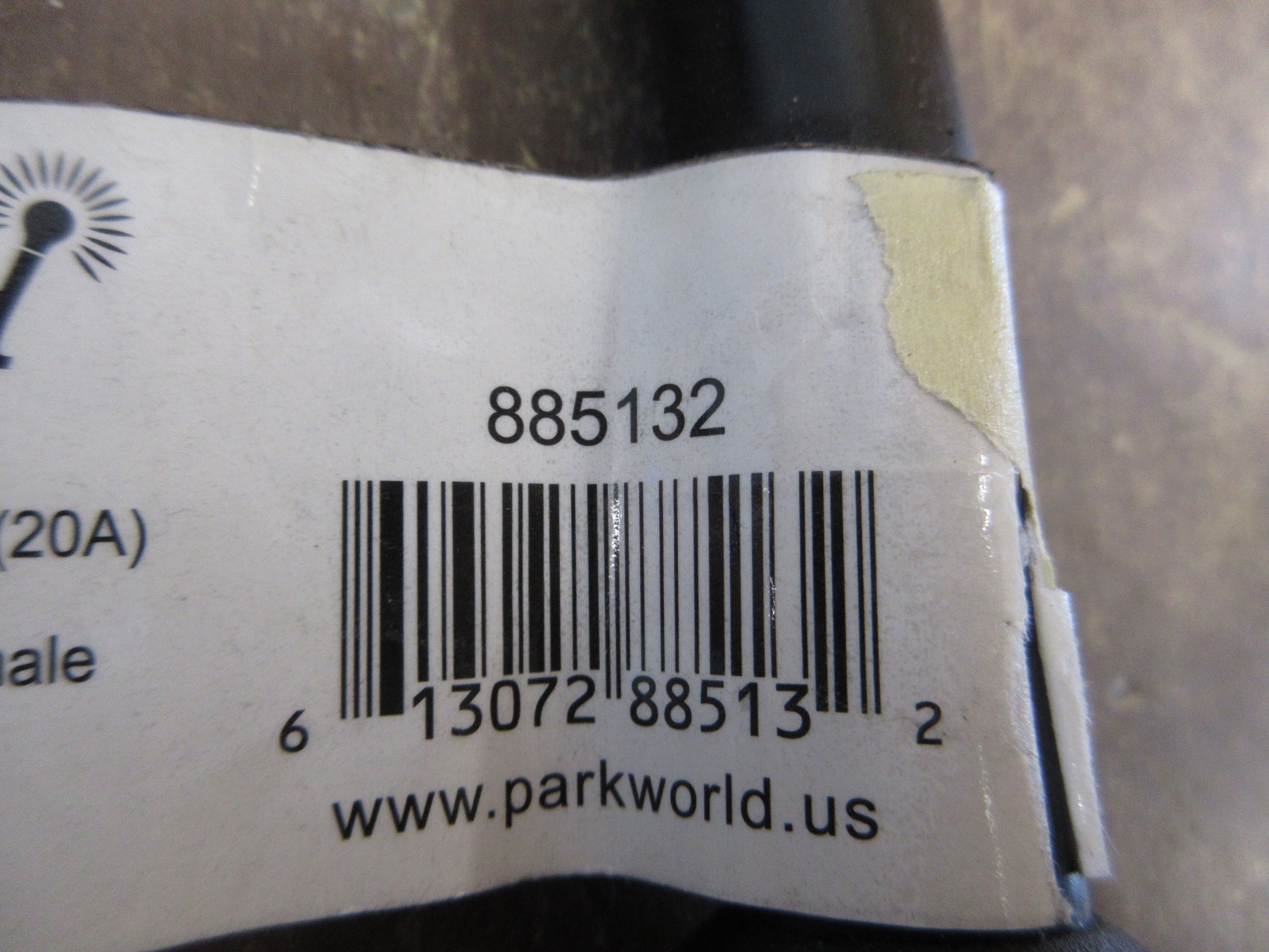 Parkworld AC Adapter Cord 885132 Nema L6-20 to Nema L6-30 *No Box* New Surplus