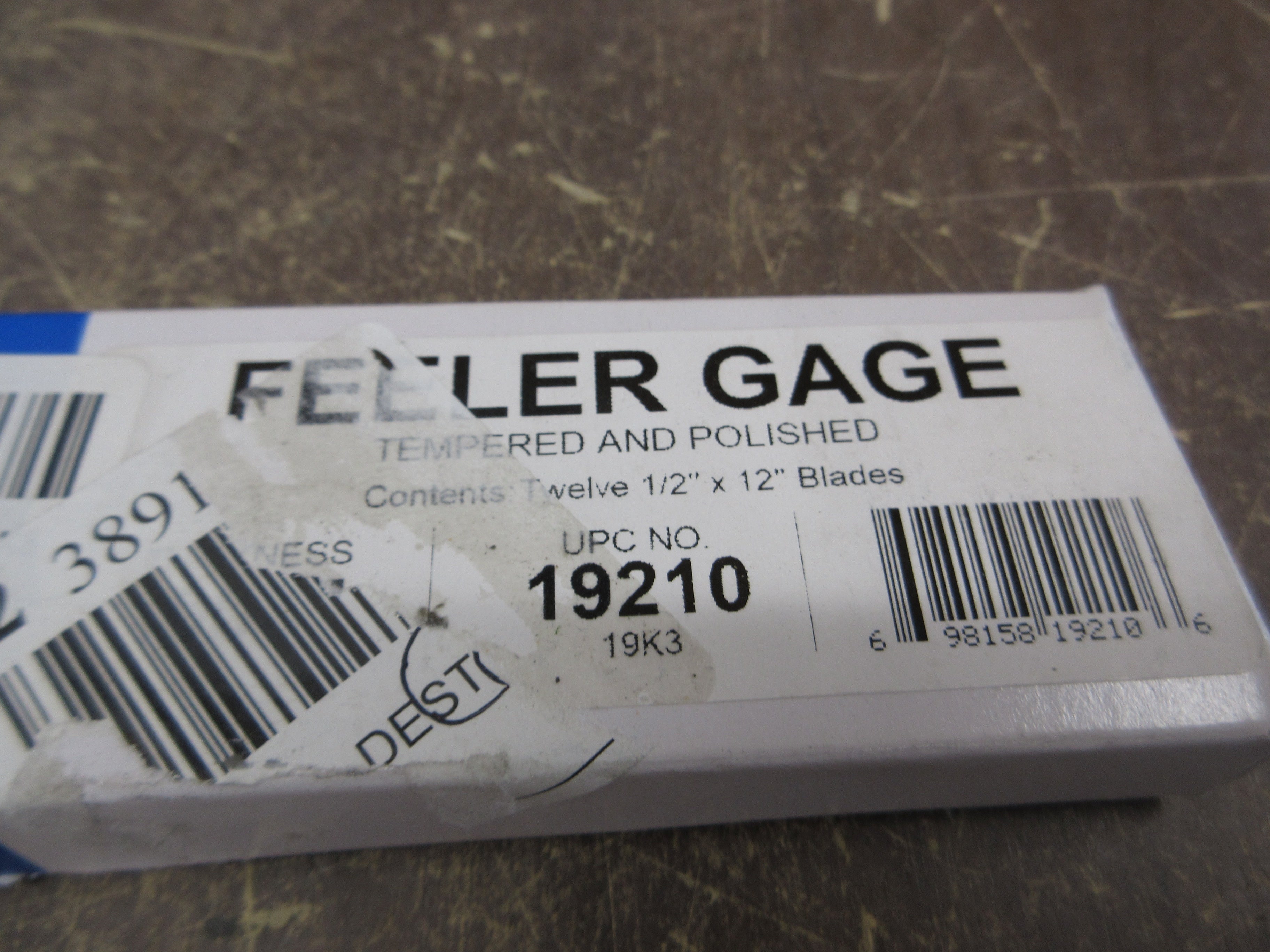 Precision Brand Feeler Gage 19210 Thickness: 0.0030 *Box of 12* New Surplus
