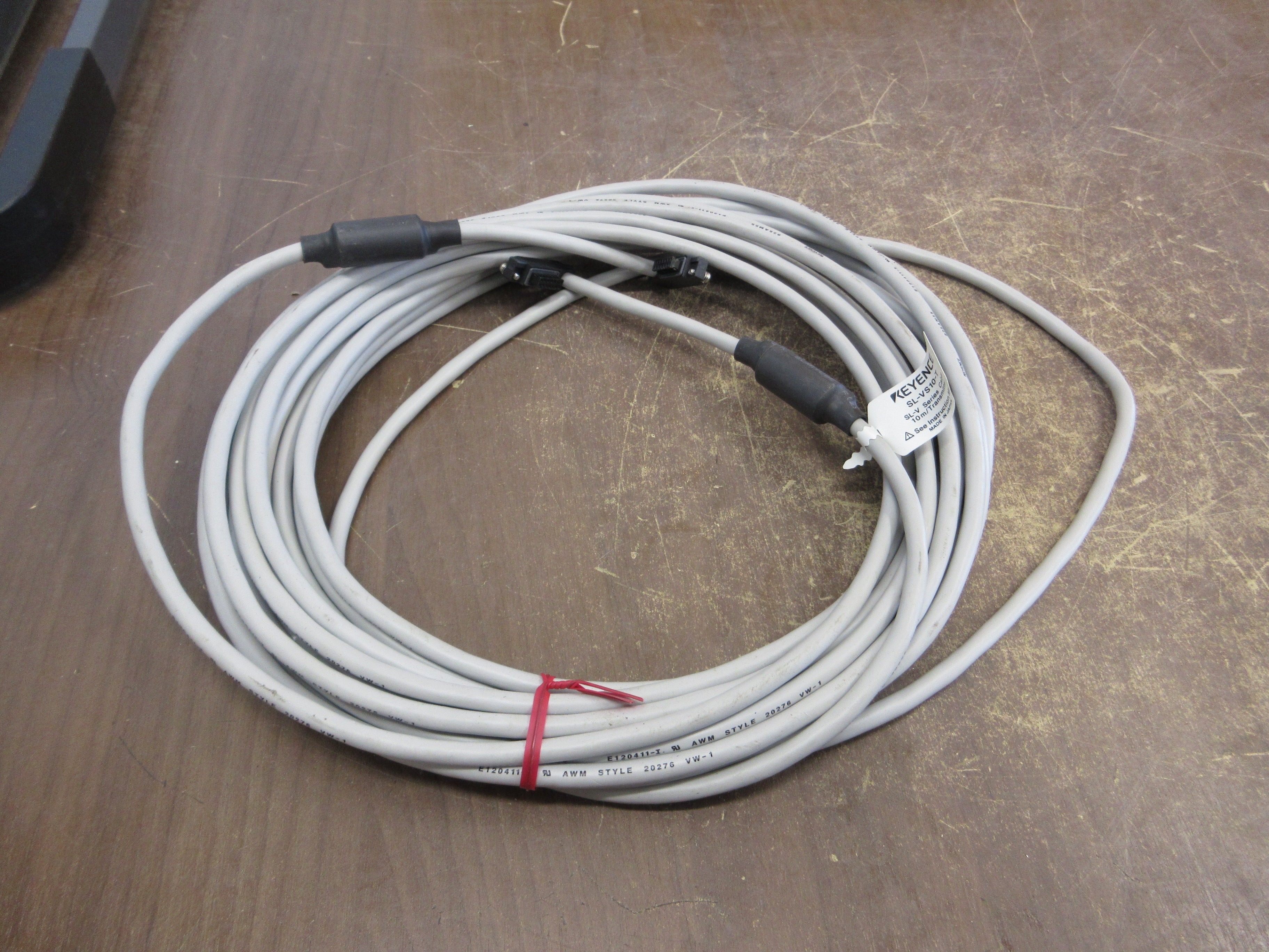 Keyence SL-V Series Cable SL-VS10-T 10m/Transmitter Used