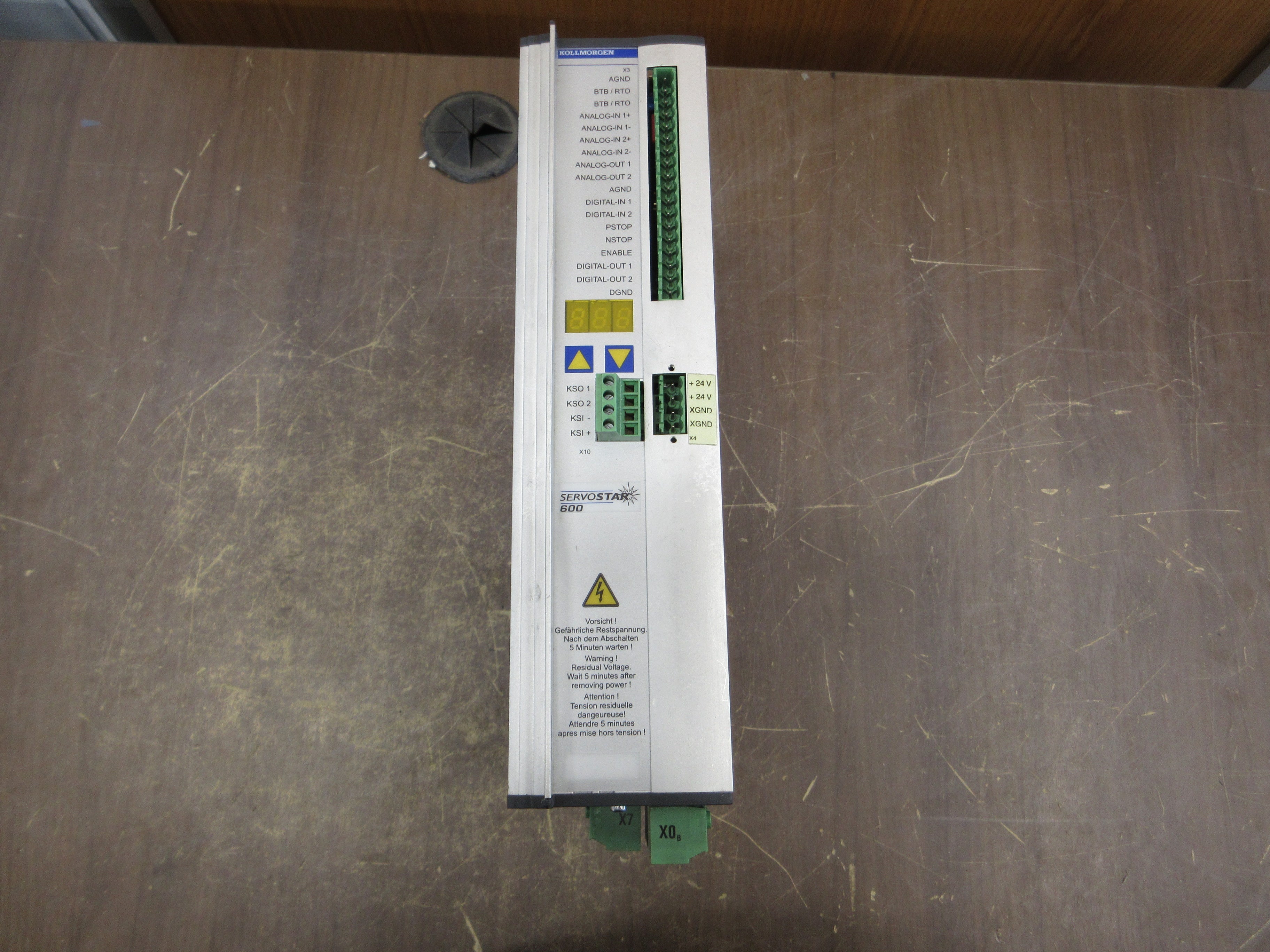 Kollmorgen Servostar 610-AS Servo Drive S61001-PB 7kVA 3Ph 230-480V 10A Used