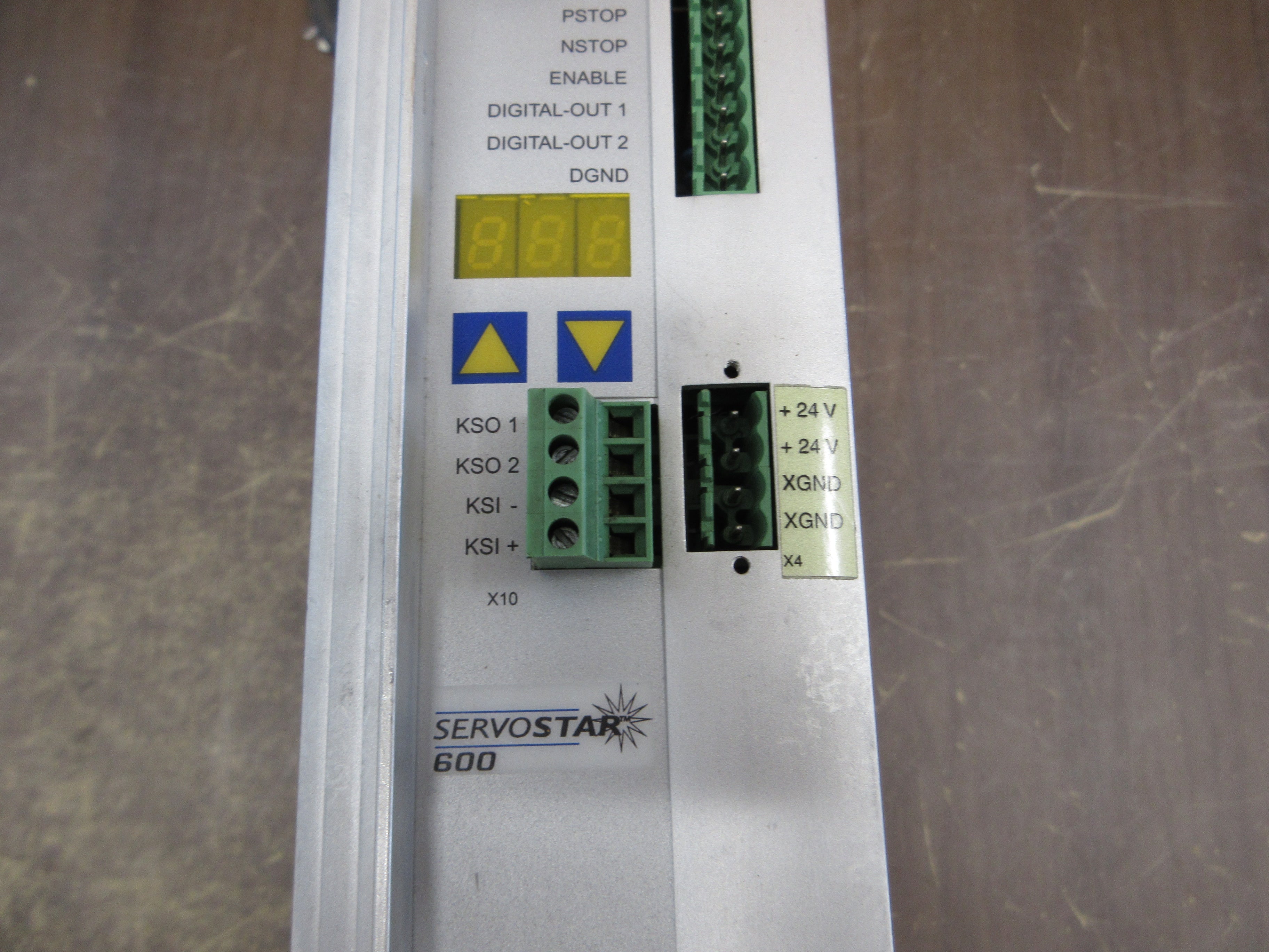 Kollmorgen Servostar 610-AS Servo Drive S61001-PB 7kVA 3Ph 230-480V 10A Used