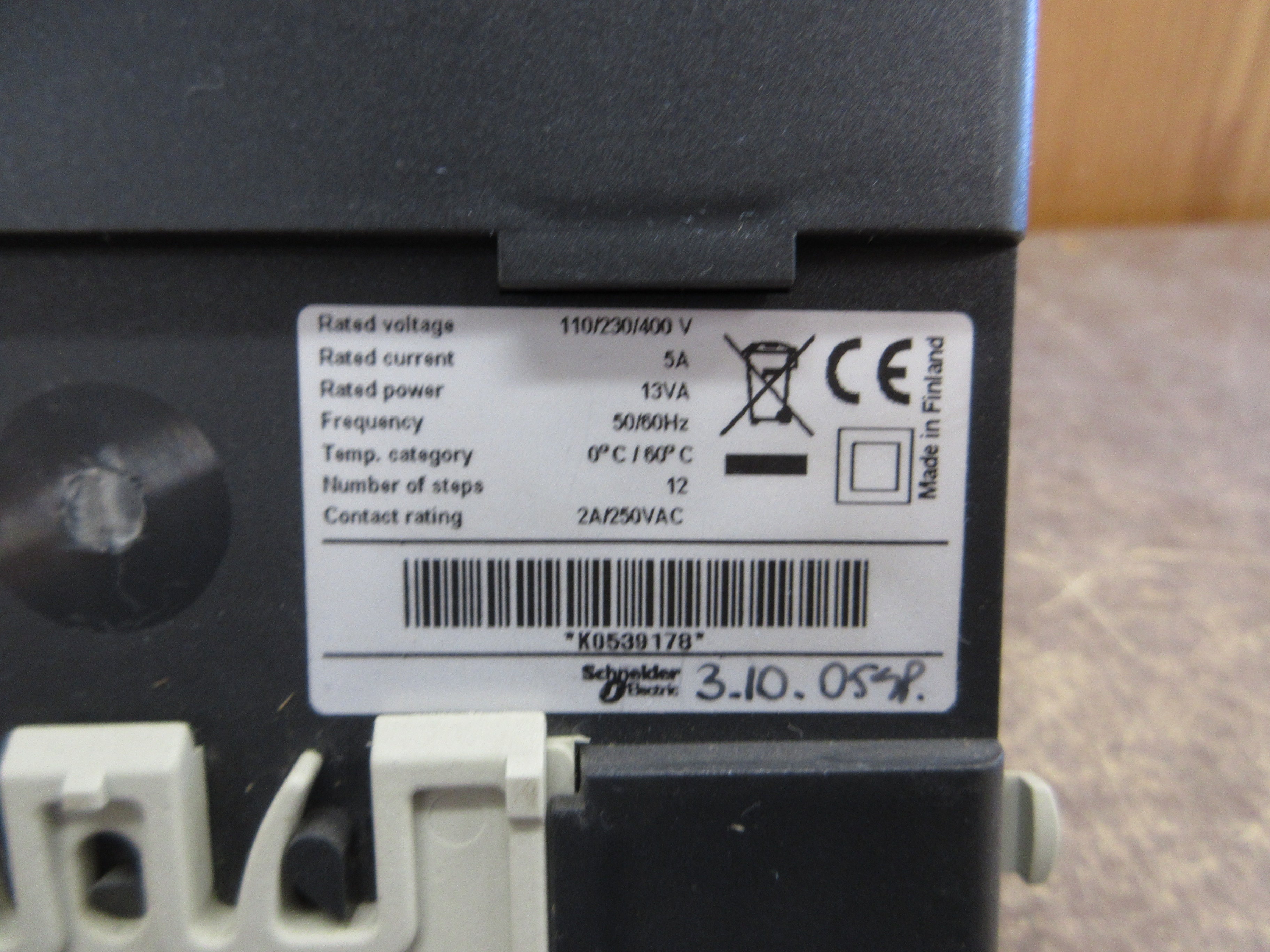 Merlin Gerin Varlogic Controller NR12 Used