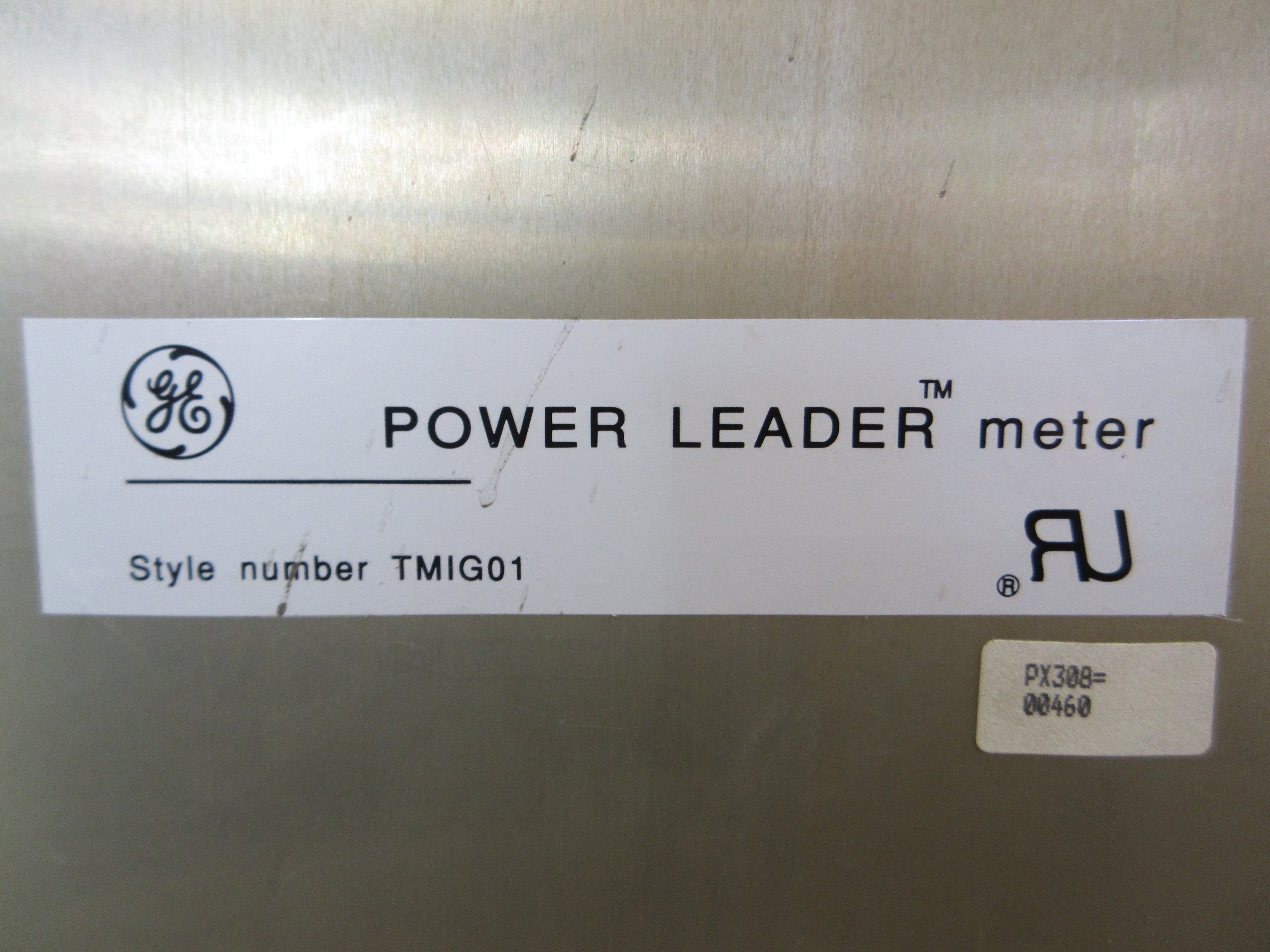 GE Power Leader Meter TMIG01 *Bent Corner* Used