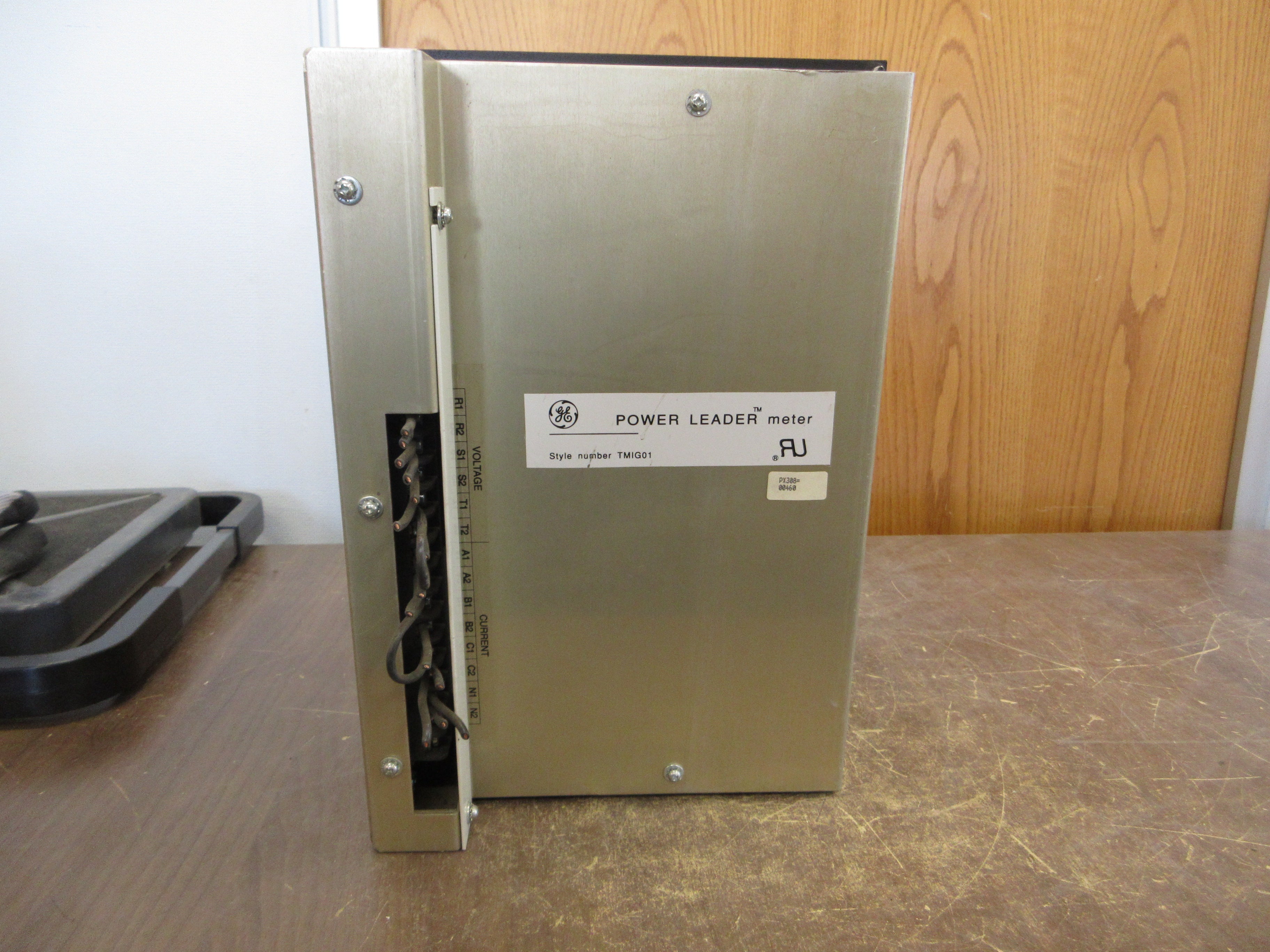 GE Power Leader Meter TMIG01 *Bent Corner* Used
