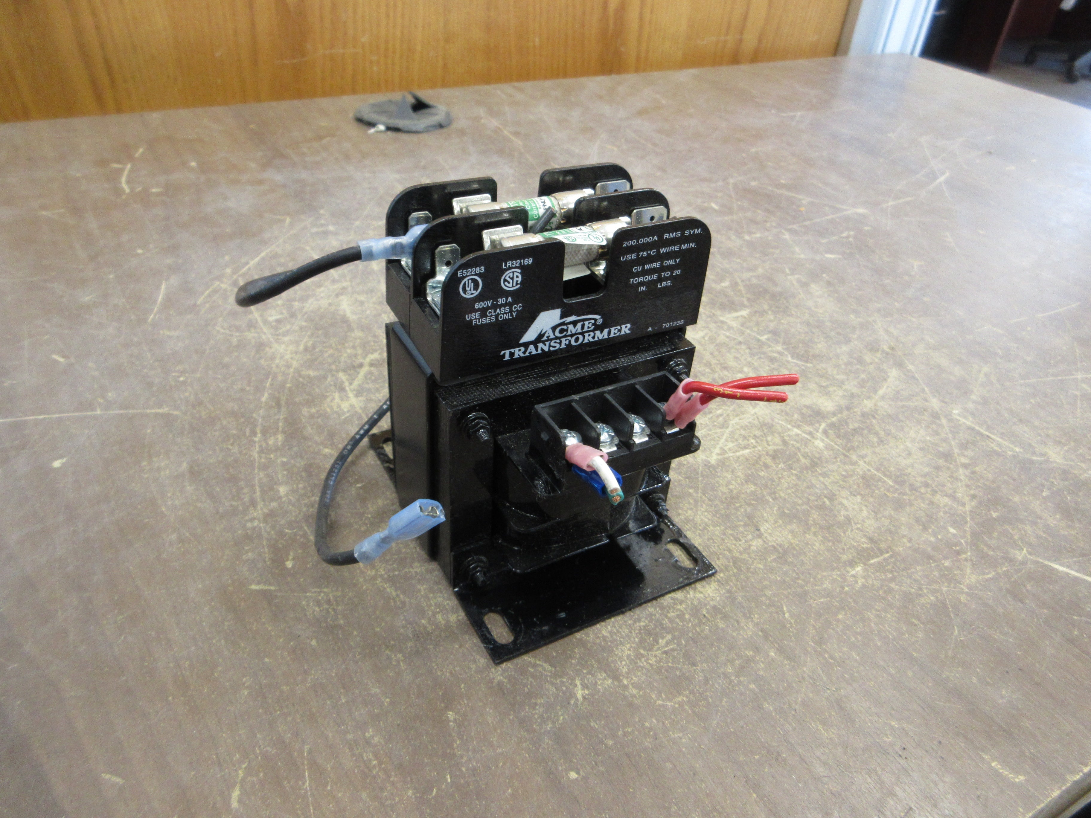 Acme Transformer Control Transformer TB-69301 100VA Sec: 115V 50/60Hz Used