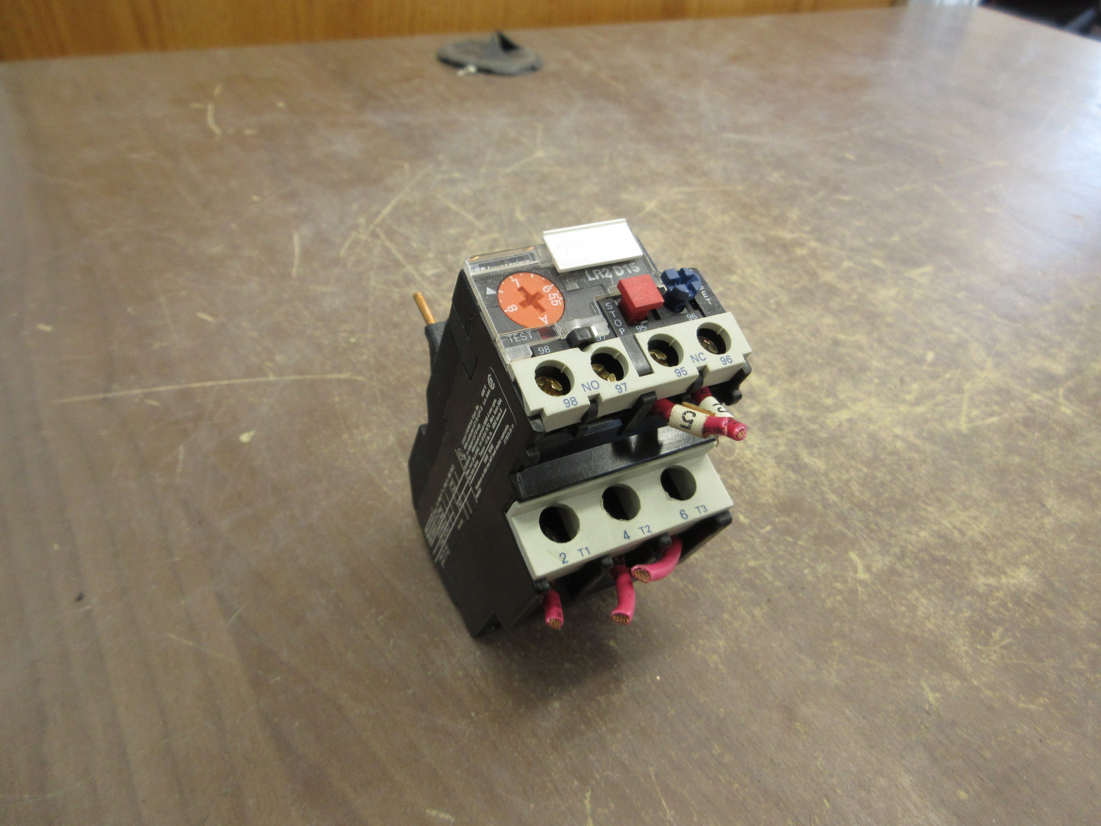 Telemecanique Solid State Overload LR2 D1512 Trip: 5.5-8A Used