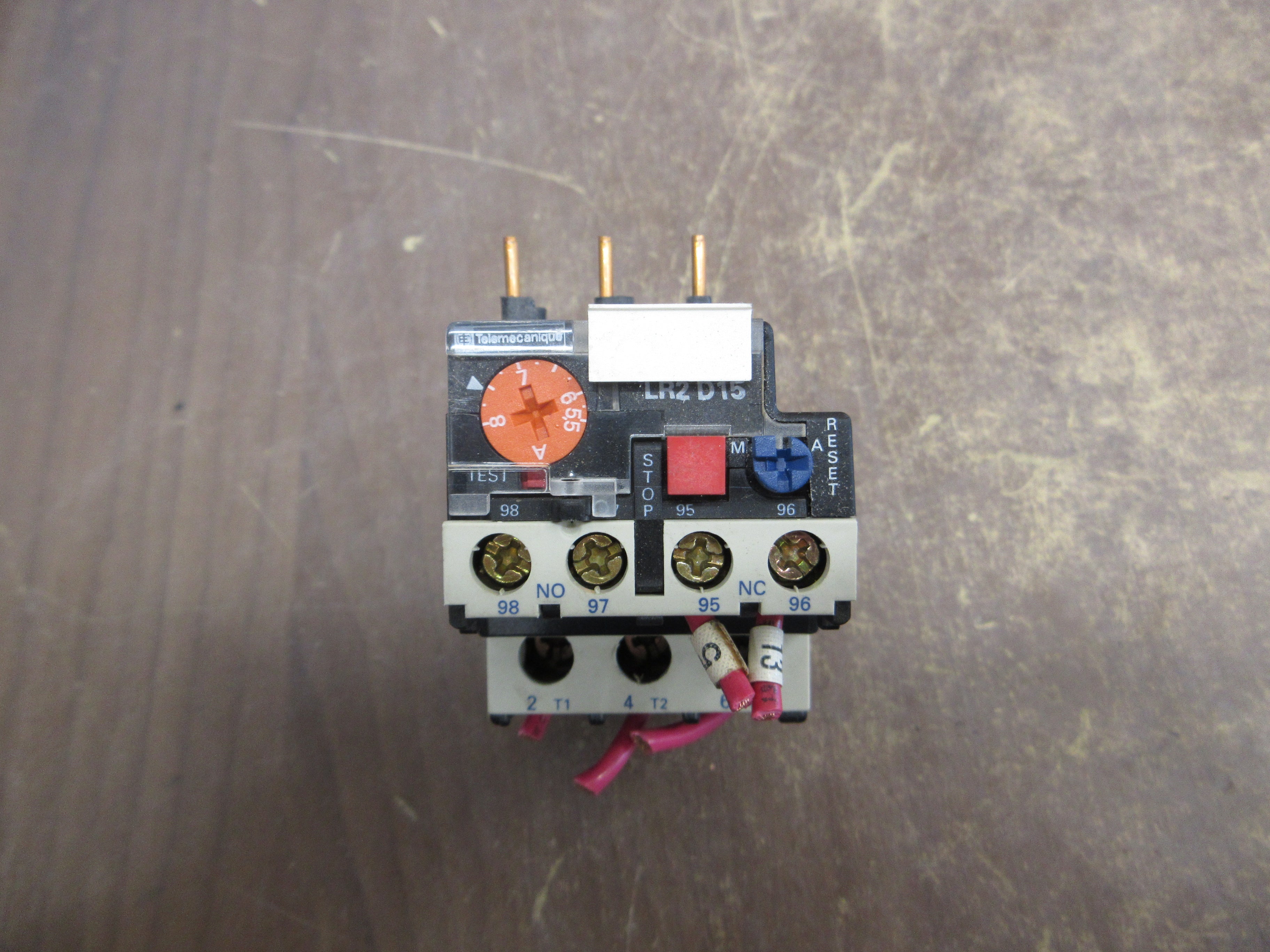 Telemecanique Solid State Overload LR2 D1512 Trip: 5.5-8A Used