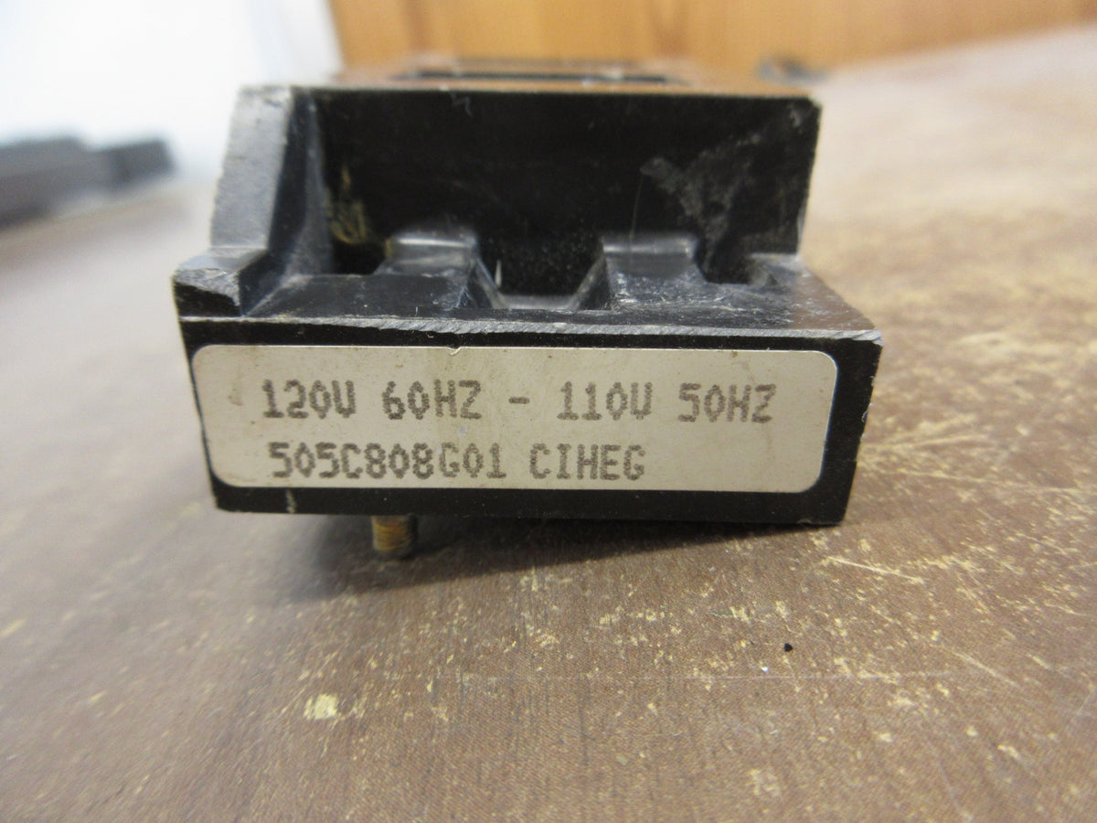 Westinghouse Magnetic Coil 505C808G01 120V@60Hz 110V@50Hz Used