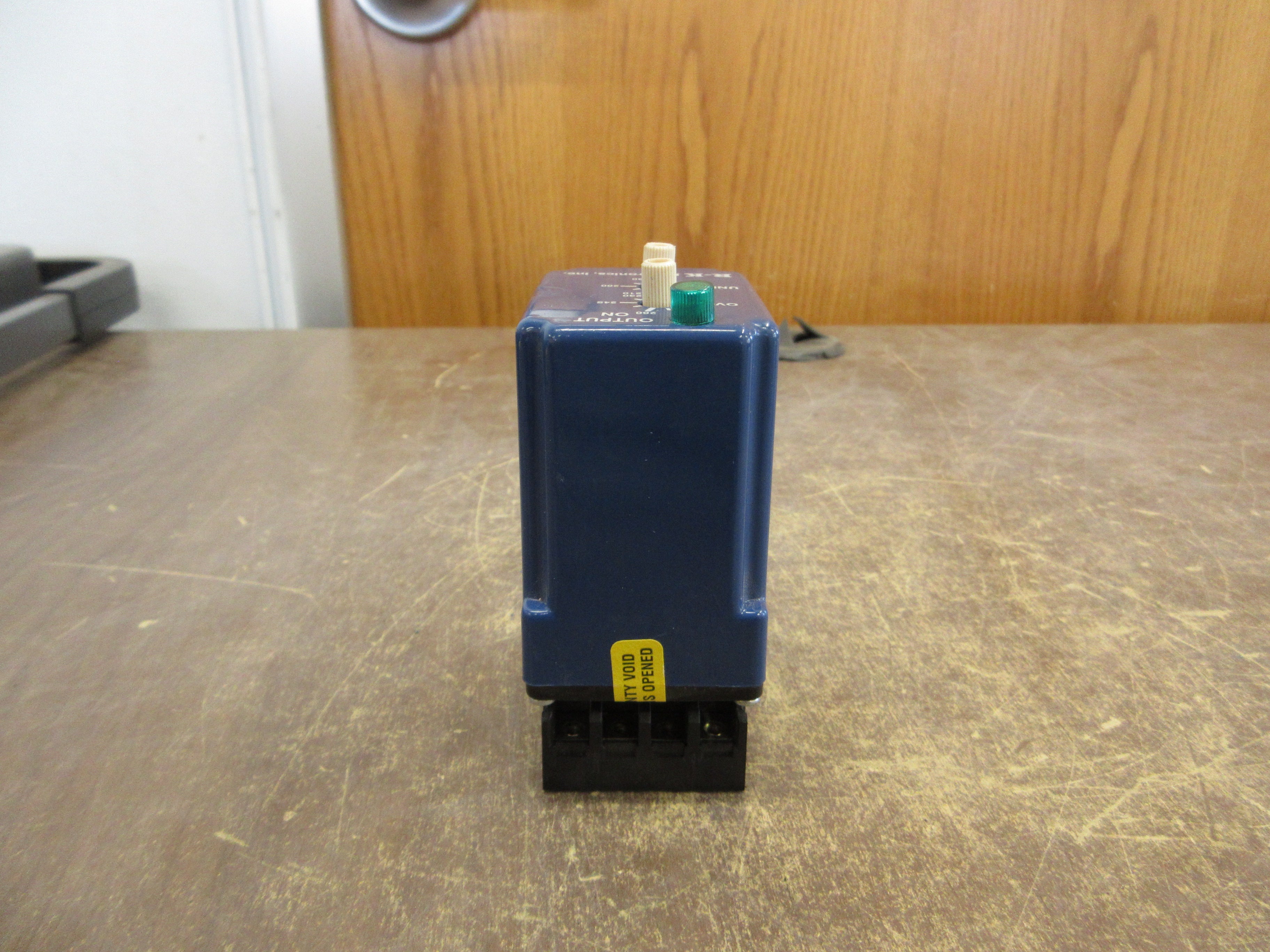 R-K Electronics 3Ph Voltage Relay PVM-208A-200P 208V 50/60Hz w/ Base Used
