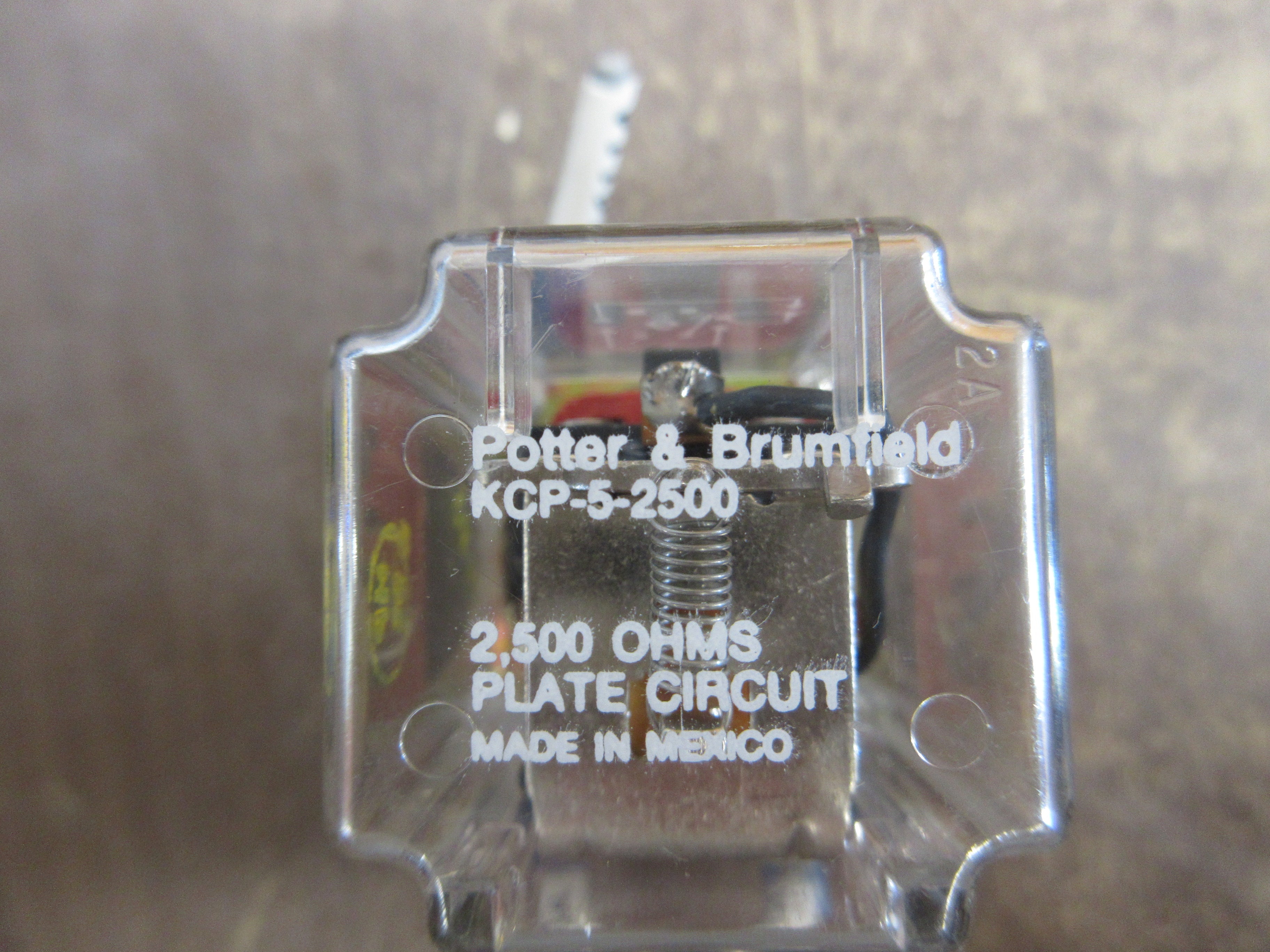 Potter & Brumfield Relay KCP-5-2500 w/ Base Used