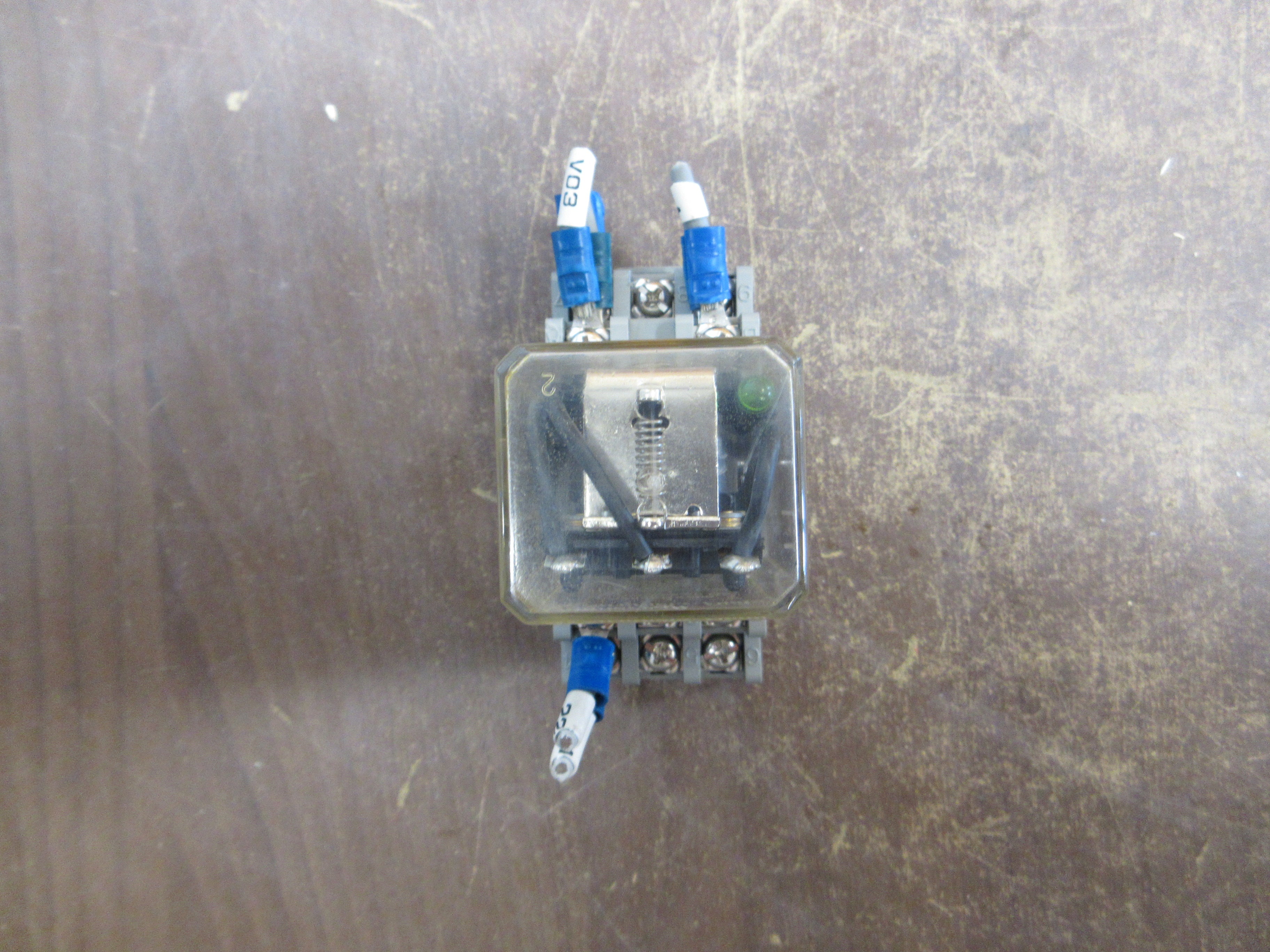 Magnecraft Struthers-Dunn Relay A283XCX296 120V Coil w/ Base Used