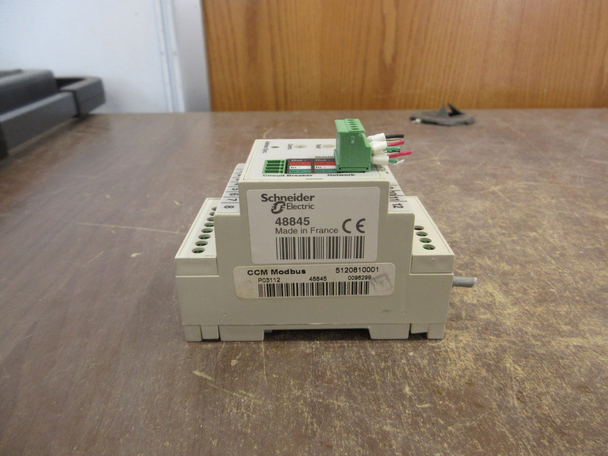 Square D CCM Modbus Module S48377 *(2) Broken Clip* Used