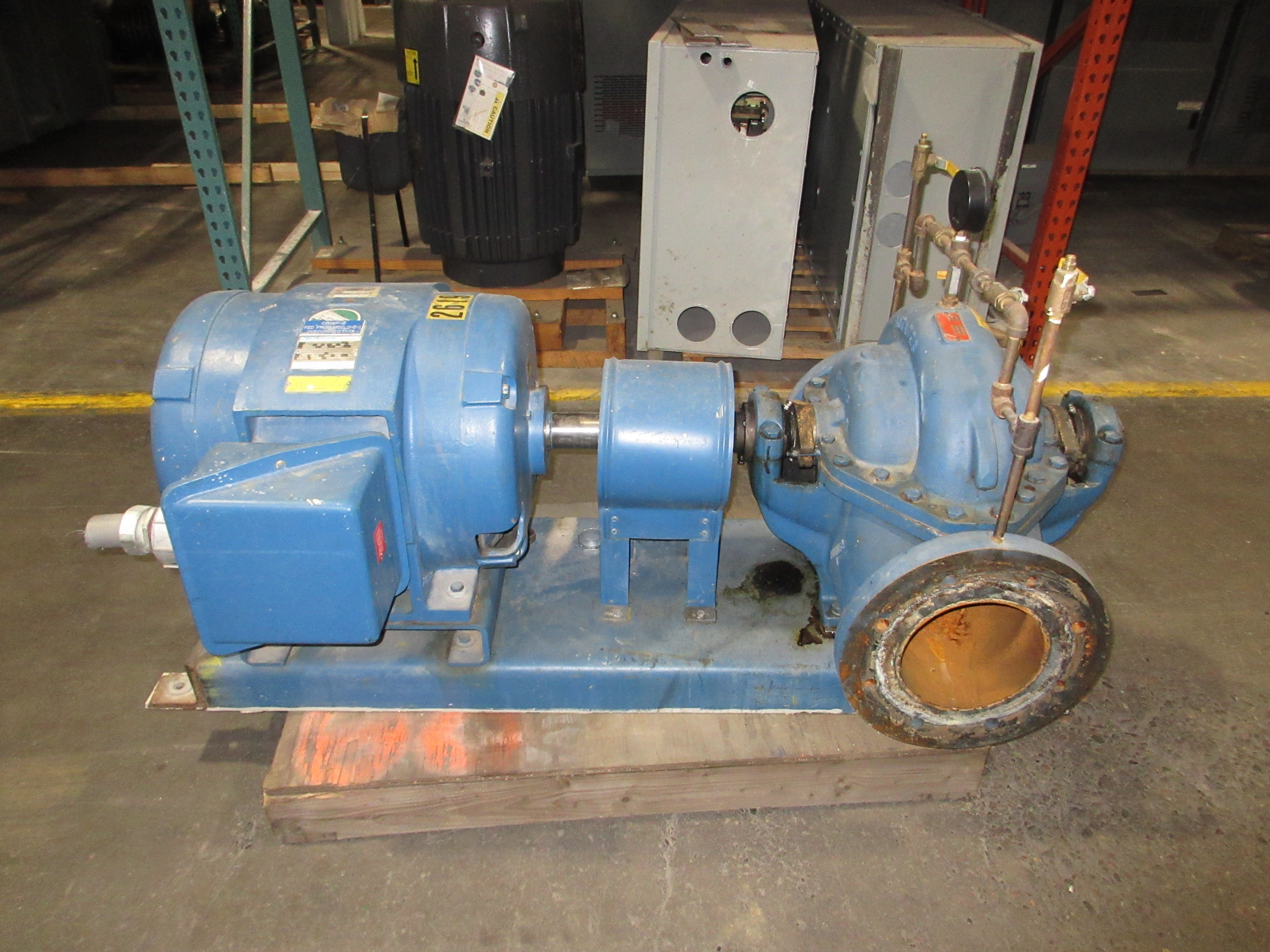 Aurora Centrifugal Pump 411 BF 8x8x11B 75HP 1750RPM 105FT Head 2400 GPM Used