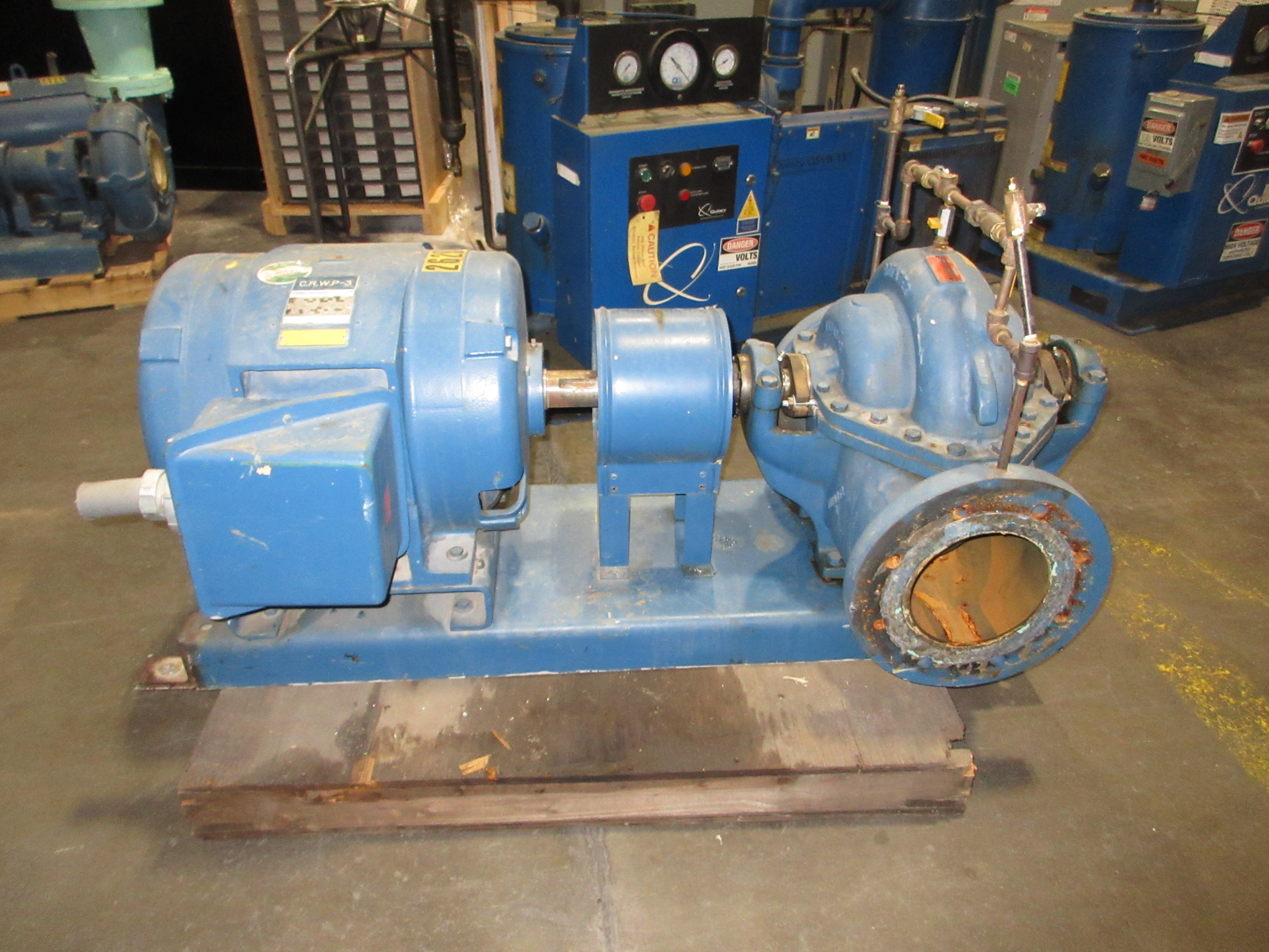 Aurora Centrifugal Pump 411 BF 8x8x11B 75HP 1750RPM 105FT Head 2400 GPM Used