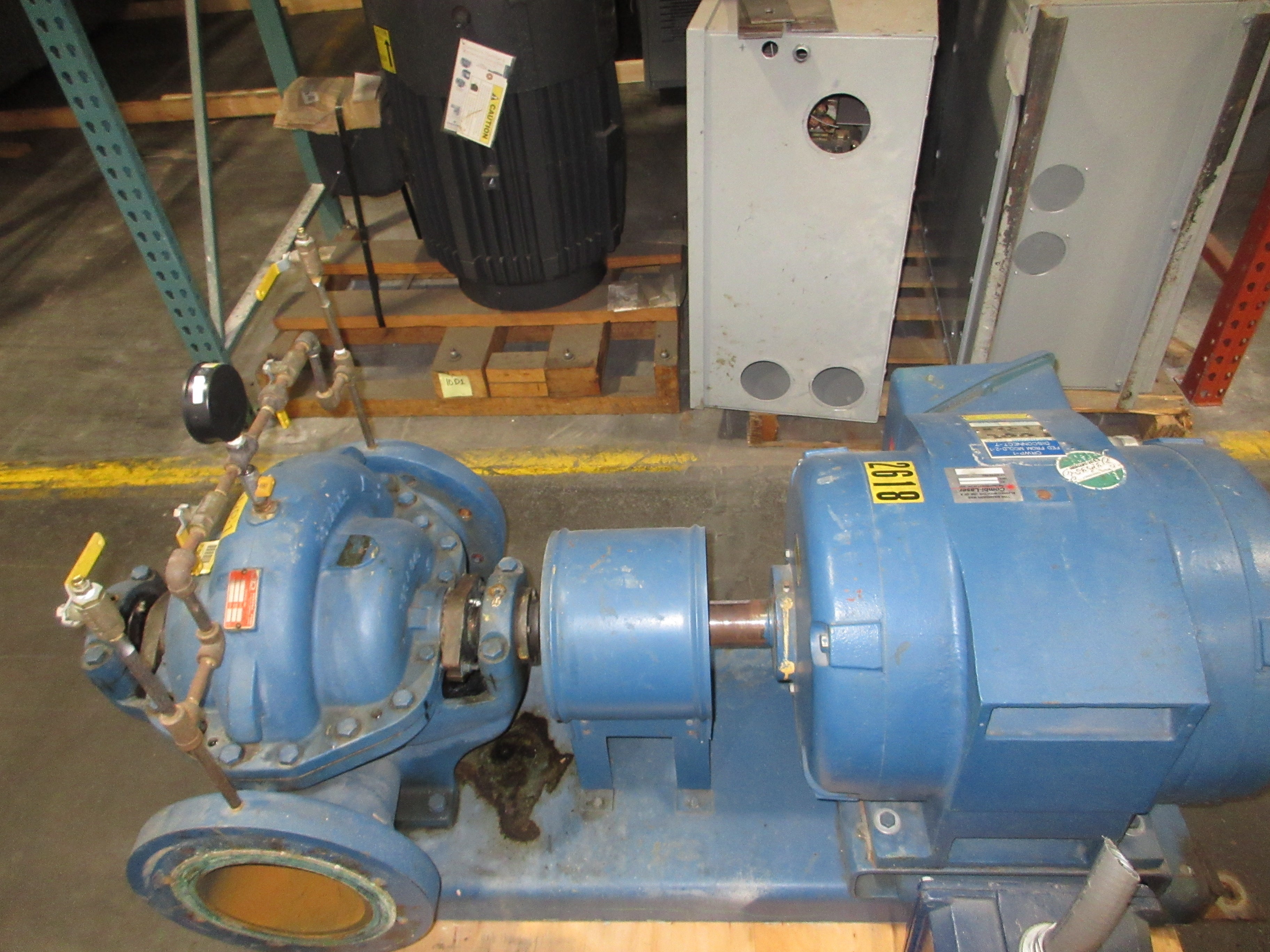 Aurora Centrifugal Pump 411 BF 8x8x11B 75HP 1750RPM 105FT Head 2400 GPM Used