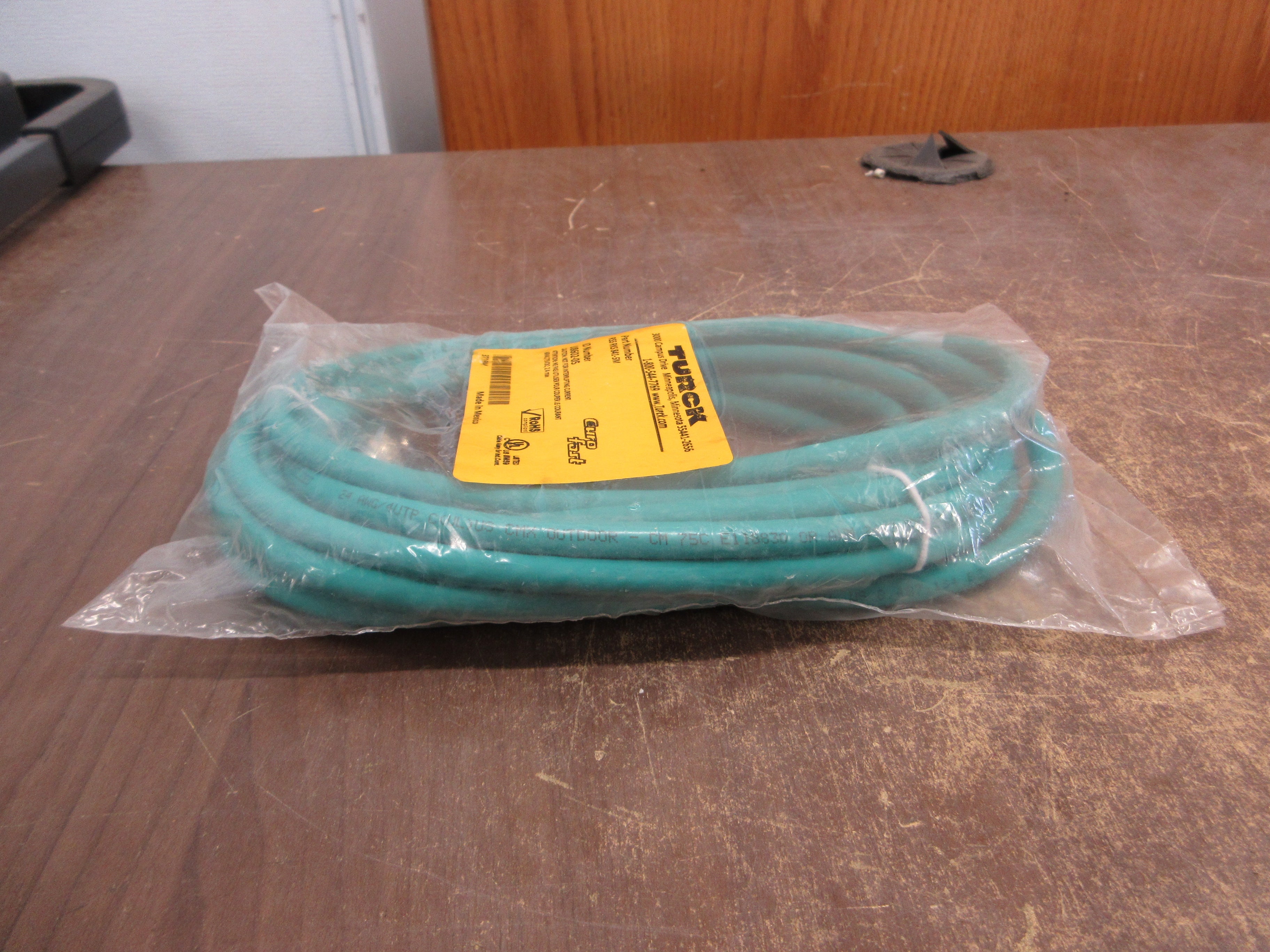 Turck Euro Fast Cordset RSS RKS 841-5M New Surplus