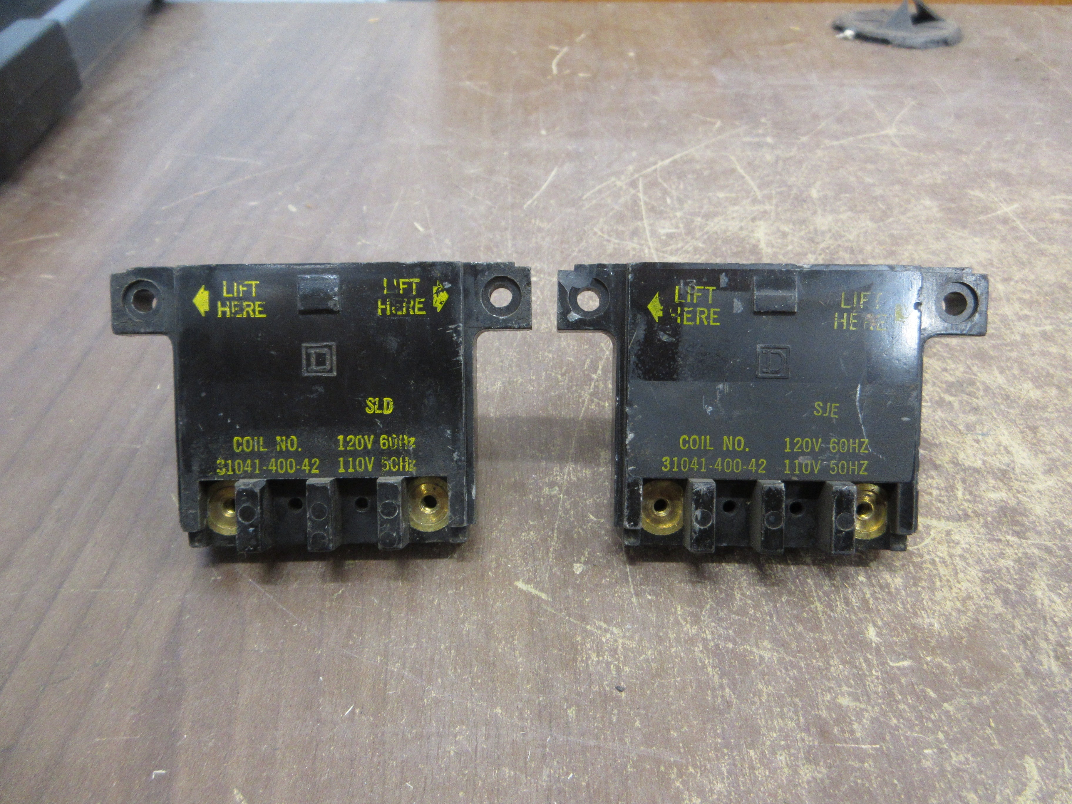 Square D Magnetic Coil 31041-400-42 120V@60Hz 110V@50Hz *Lot of 2* Used