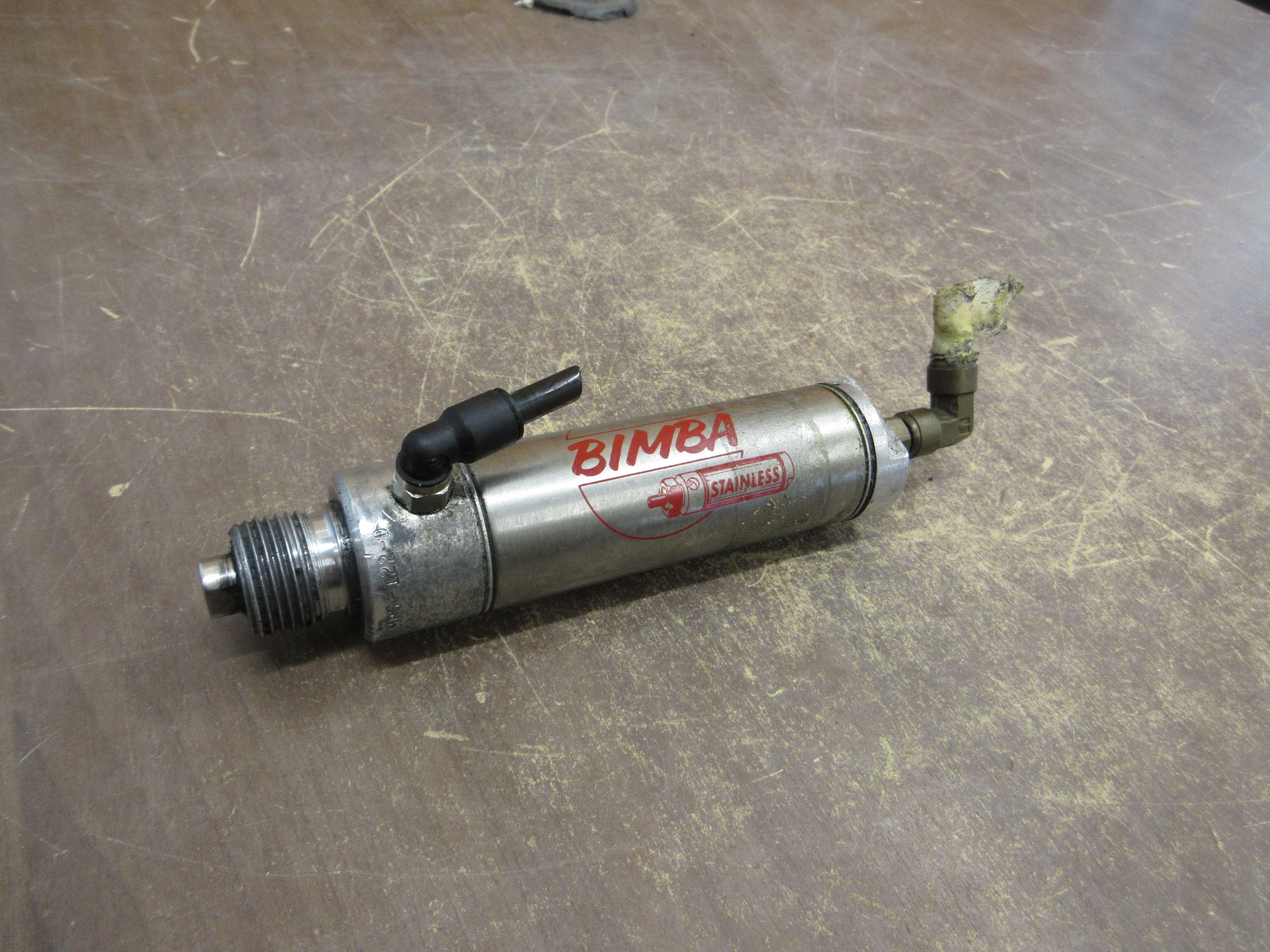Bimba Stainless Steel Pneumatic Cylinder MRS-122-D Used