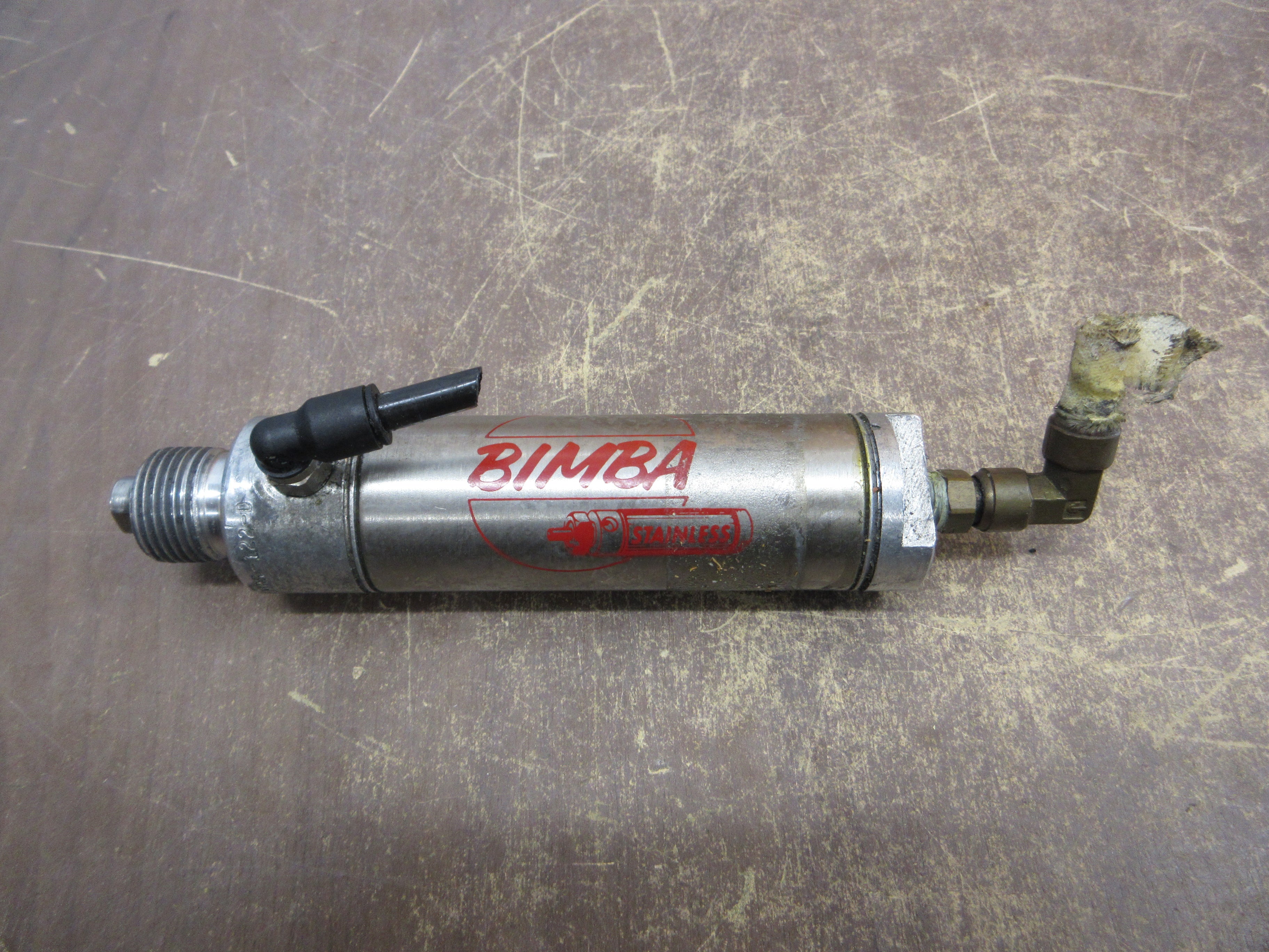 Bimba Stainless Steel Pneumatic Cylinder MRS-122-D Used