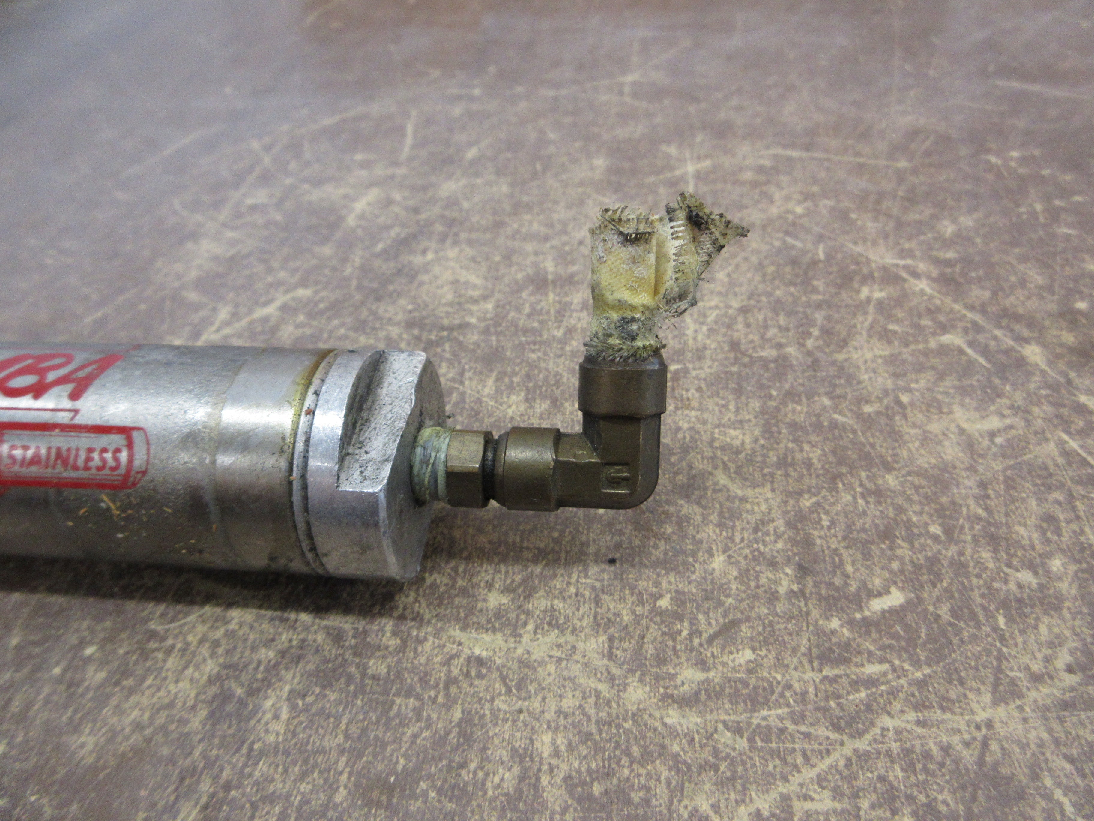 Bimba Stainless Steel Pneumatic Cylinder MRS-122-D Used
