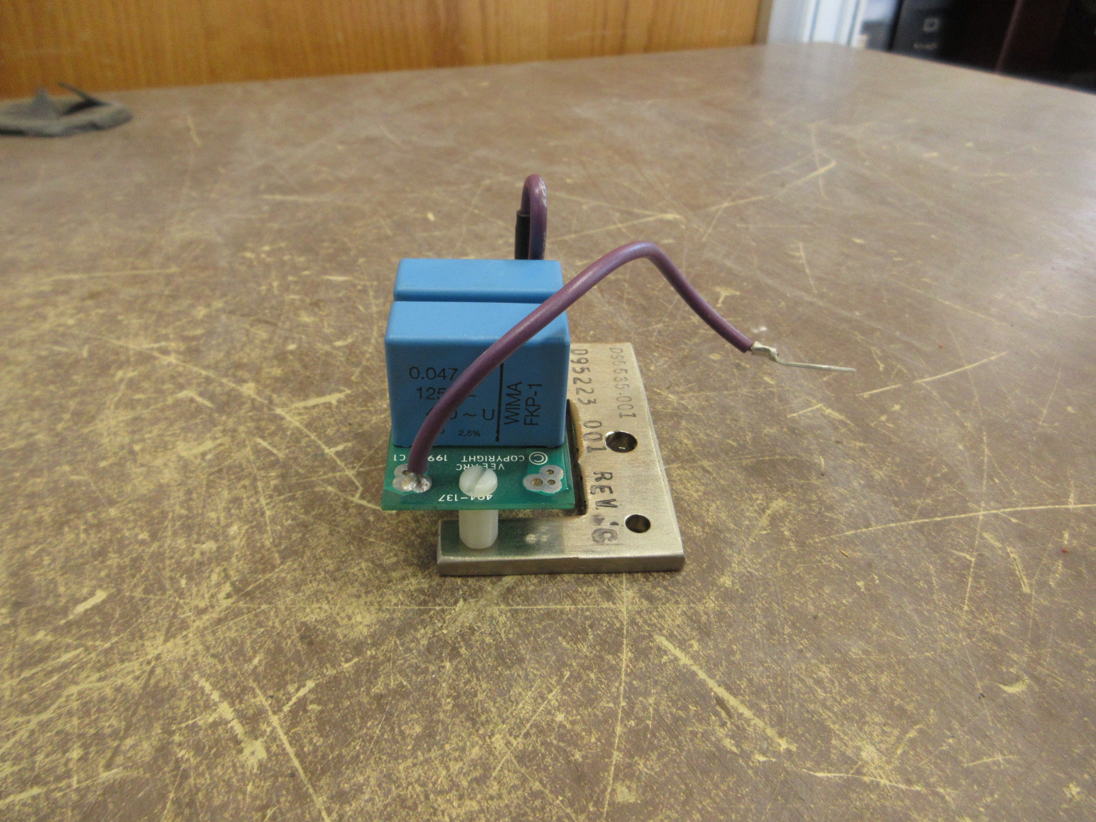 Vee-Arc Capacitor Assembly Board 404-137 Used