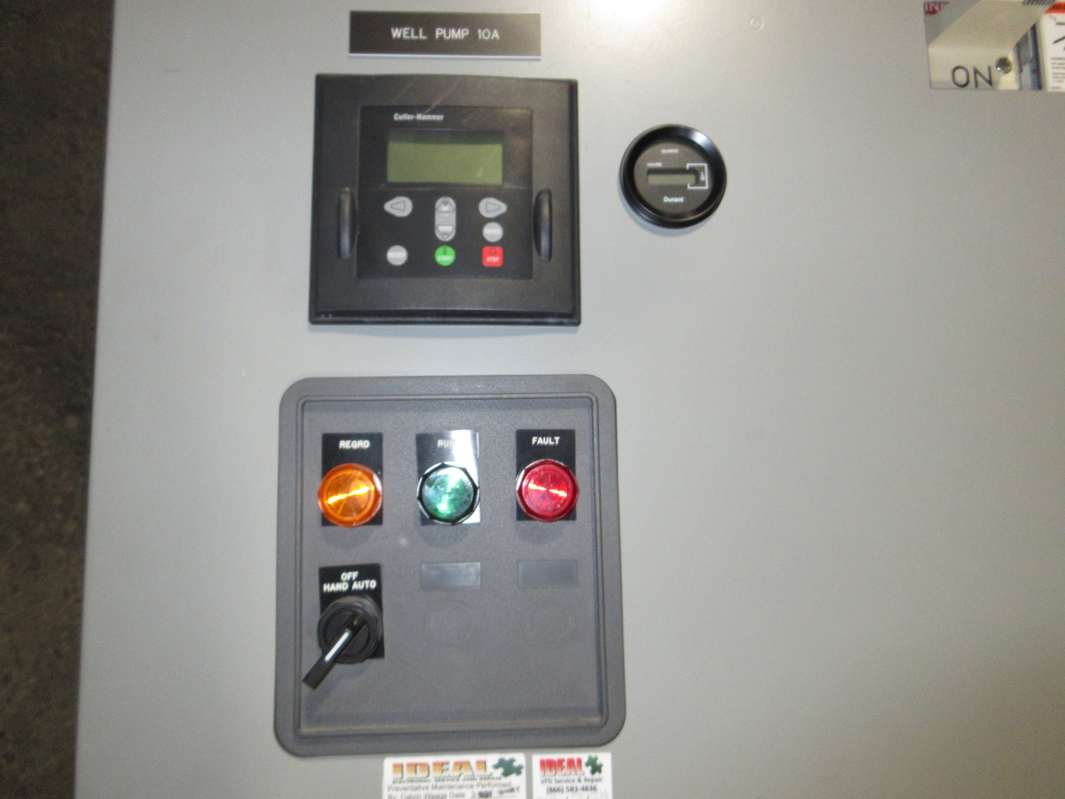 Eaton SV9000 AC Drive SV9100AGV5M0A00CL10 100HP 3Ph w/ Keypad Used