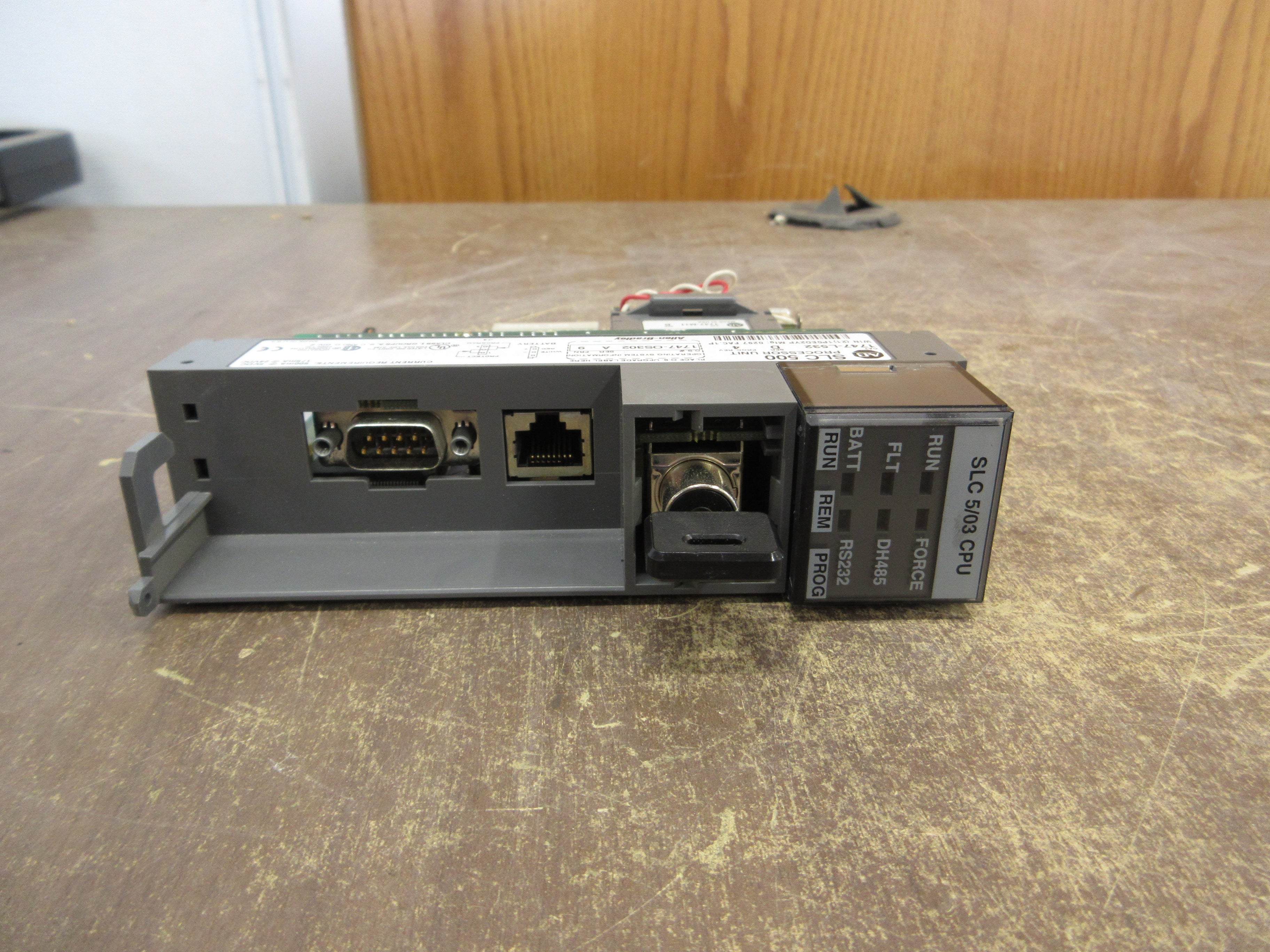 Allen-Bradley SLC 500 Processor Unit 1747-L532 Ser. D Proc Rev. 4 Used