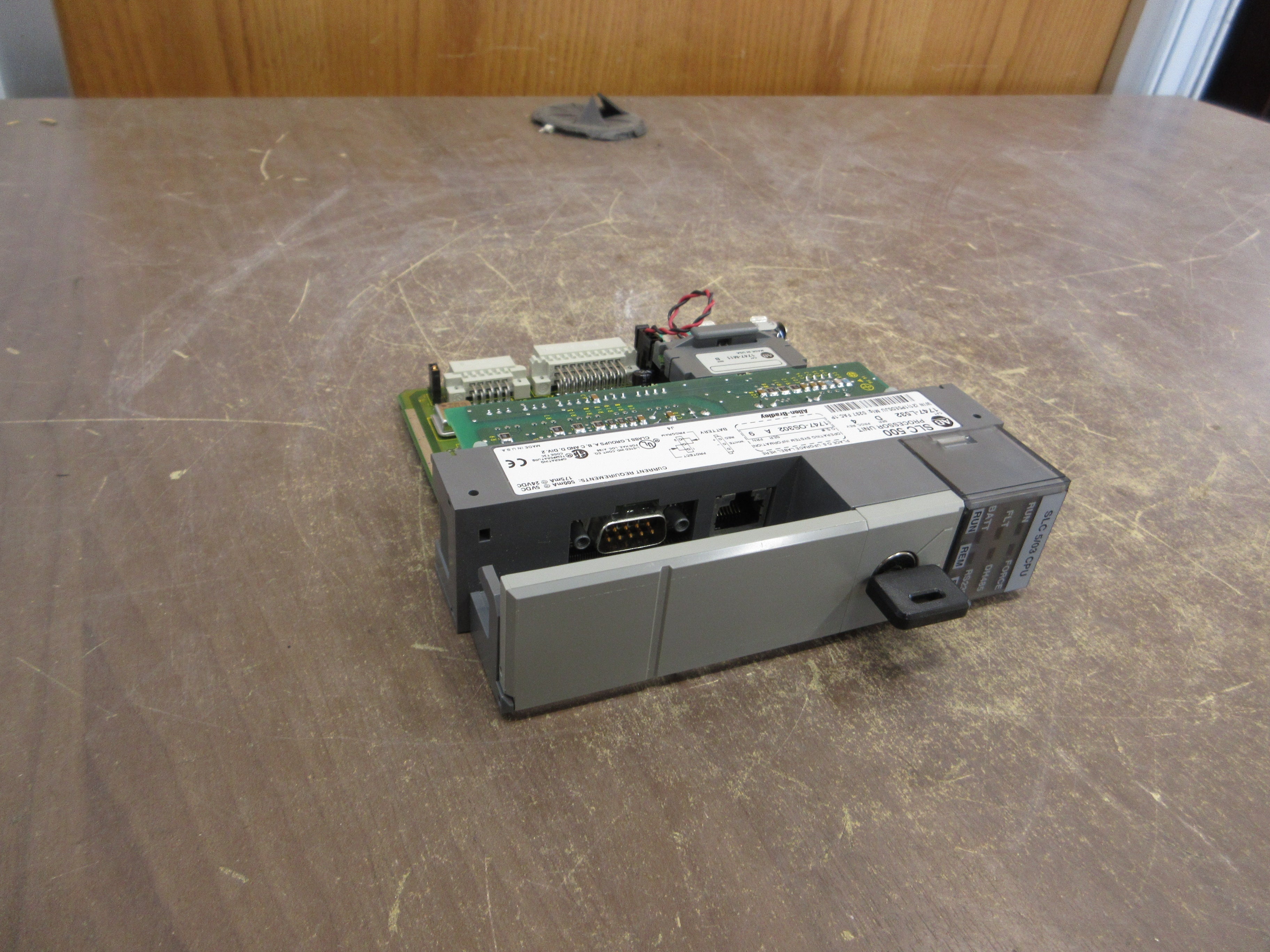 Allen-Bradley SLC 500 Processor Unit 1747-L532 Ser. D Proc Rev. 4 Used