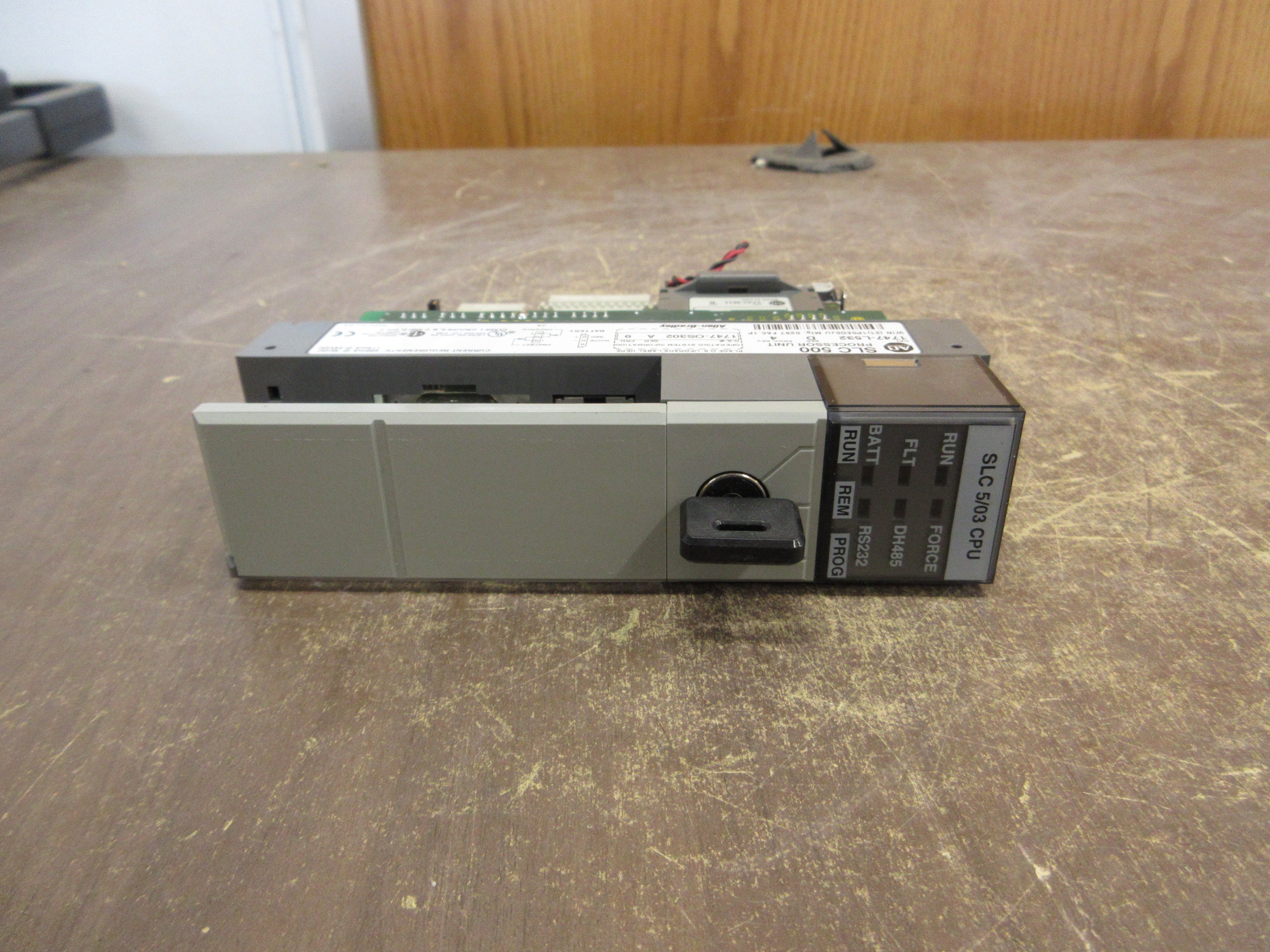 Allen-Bradley SLC 500 Processor Unit 1747-L532 Ser. D Proc Rev. 4 Used