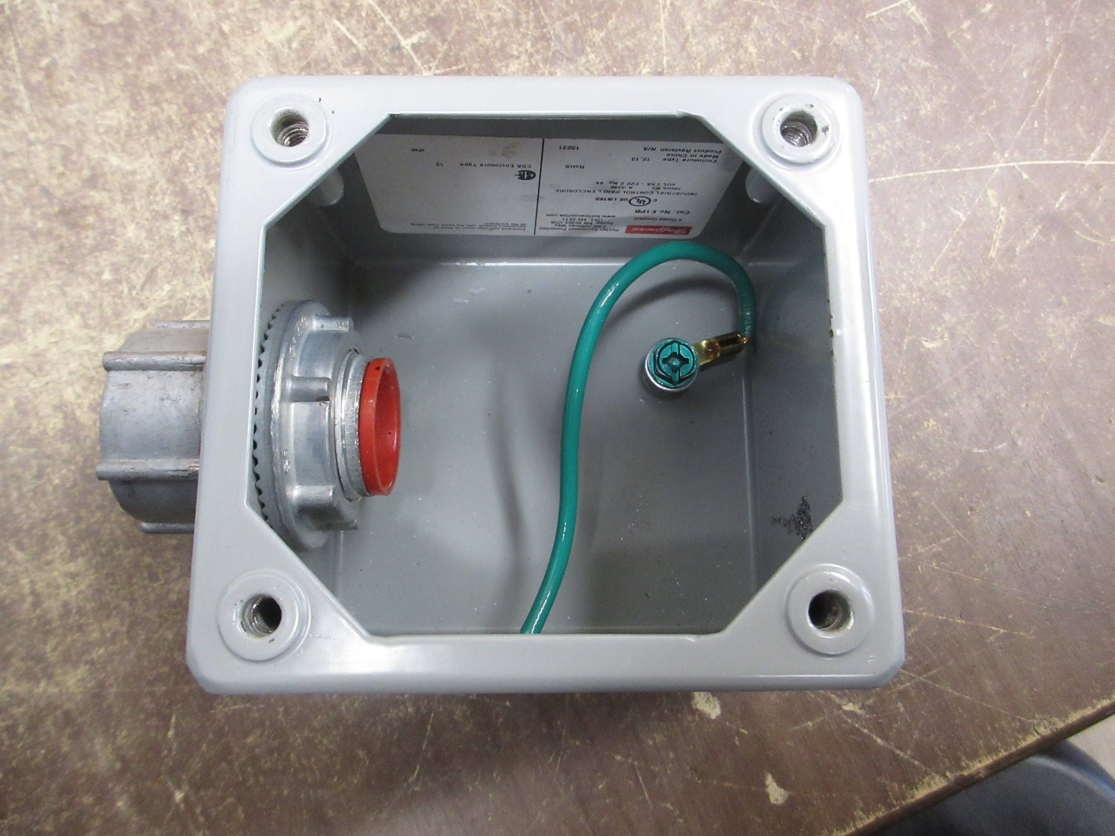 Square D Enclosed Keyed Switch 9001 KA1 Ser. K Type 12, 13 Enclosure Used