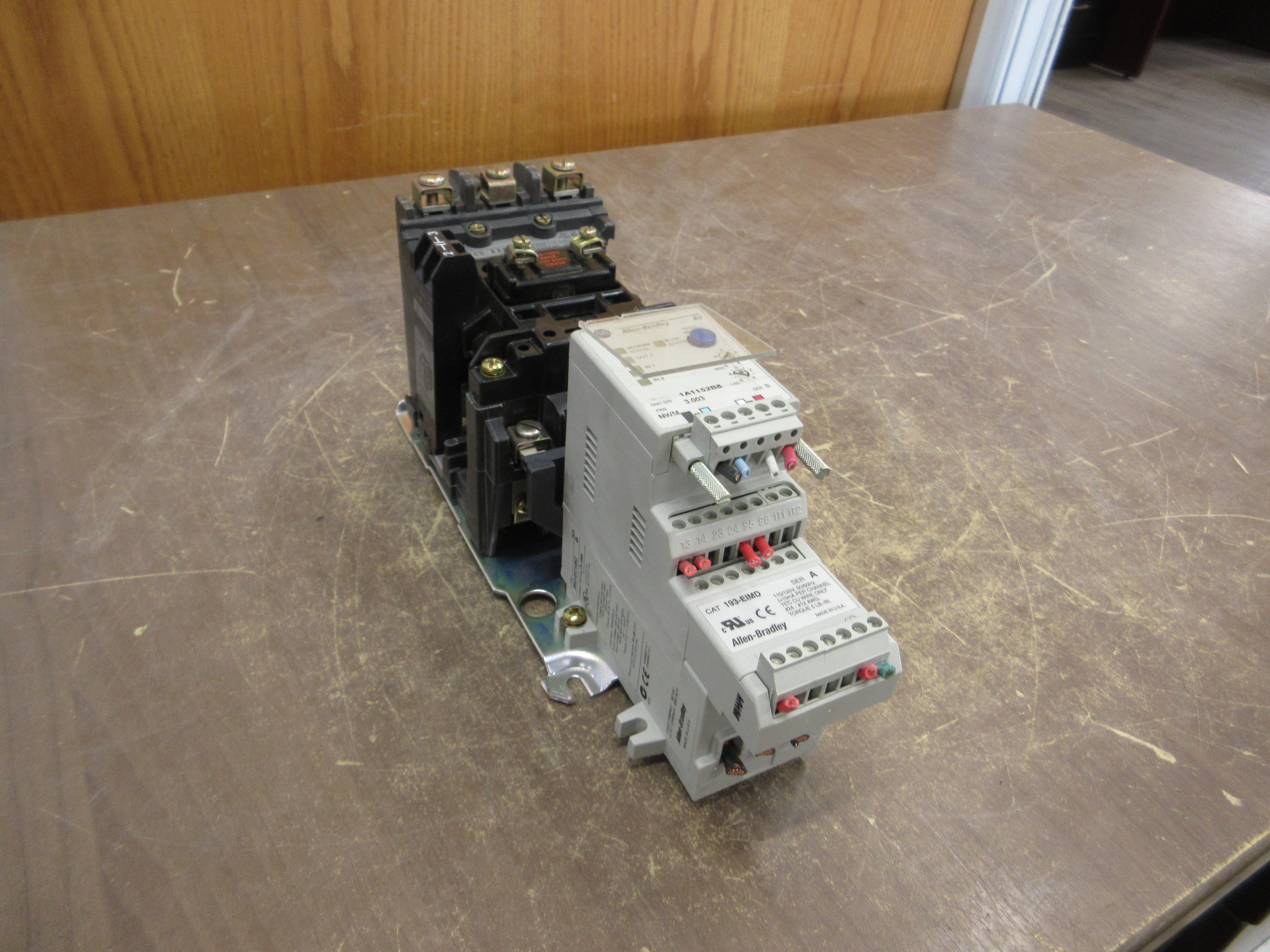 Allen-Bradley Size 1 Starter 509-BOD-XXX/592-EC1BC 115-120V Coil Trip: 3-15A