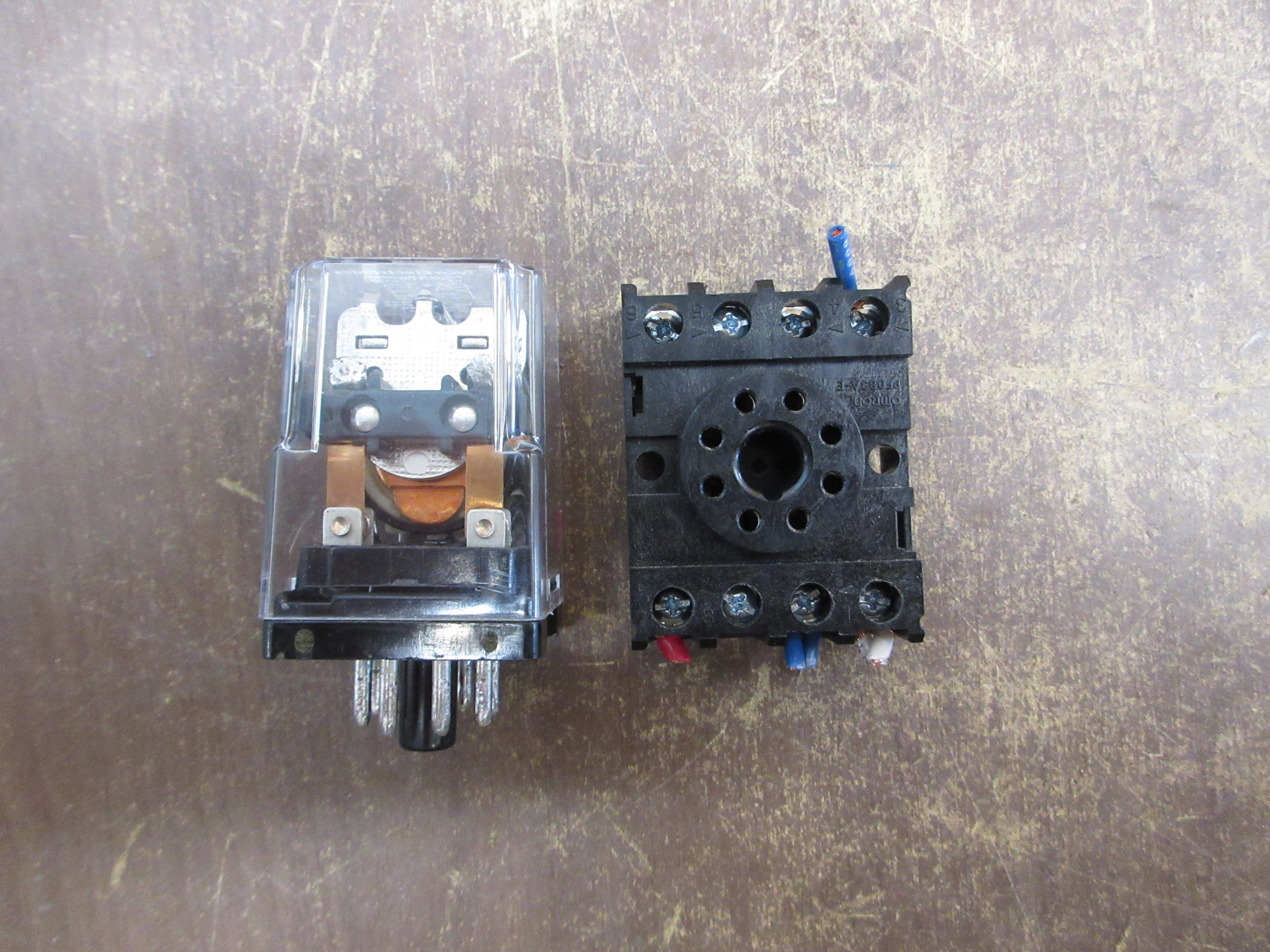 Tyco Potter & Brumfield Relay w/ Base KRPA-11AN-120 120V Coil Used
