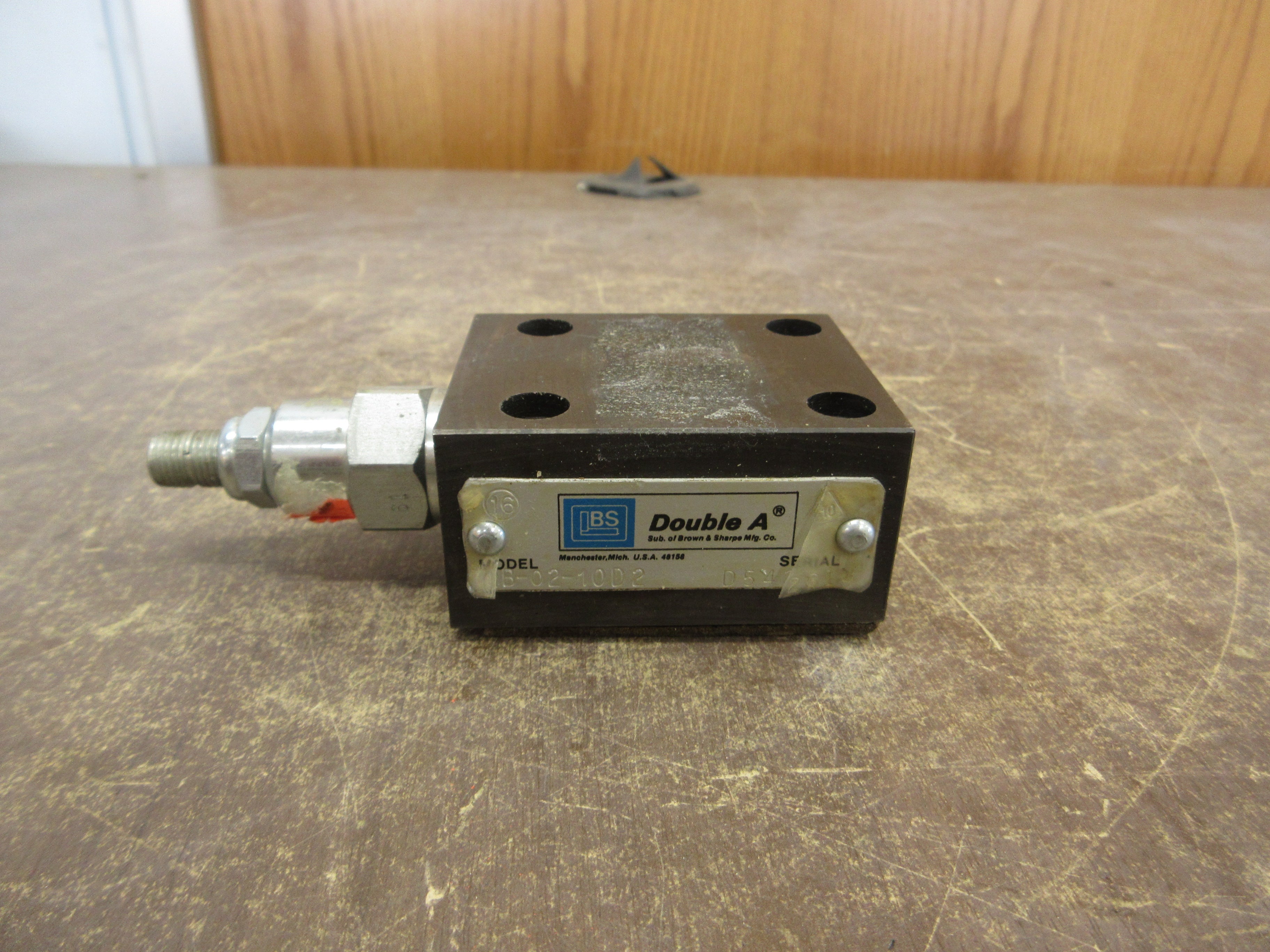 Double A Hydraulic Valve QB-02-10D2 Used