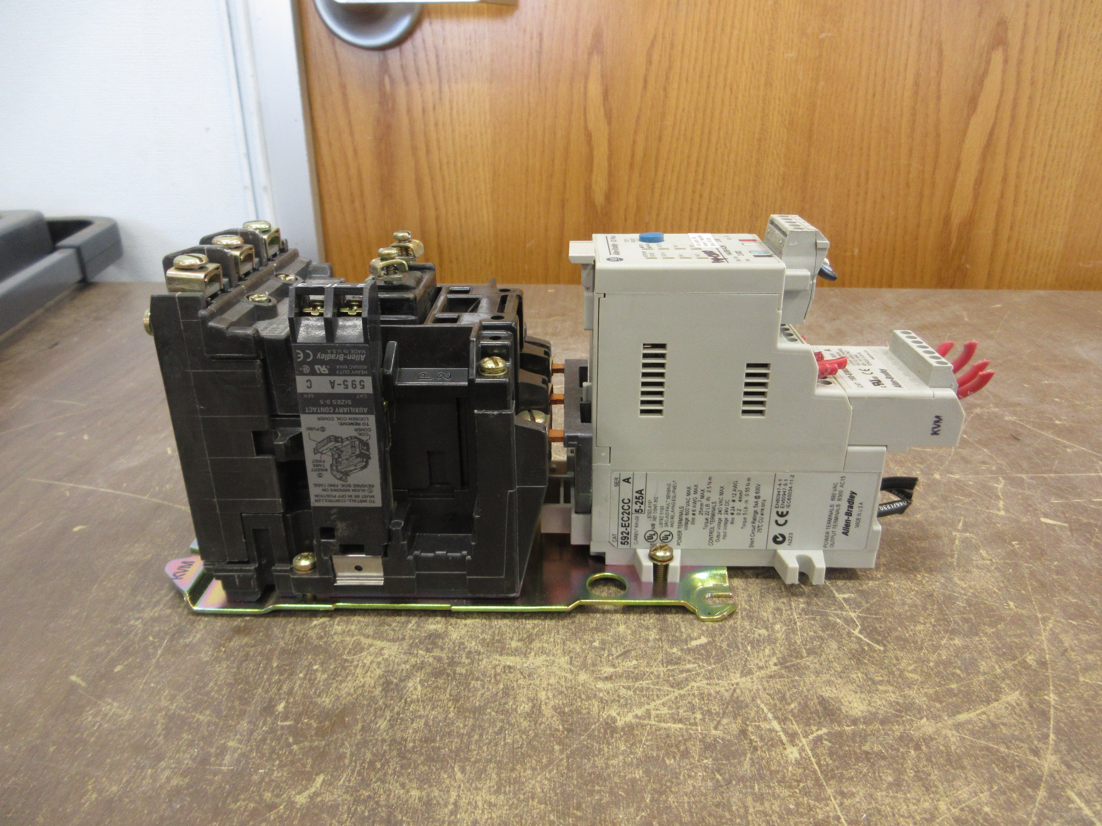 Allen-Bradley Size 1 Starter 509-BOD-XXX / 592-EC2CC 115-120V Coil Trip: 5-25A