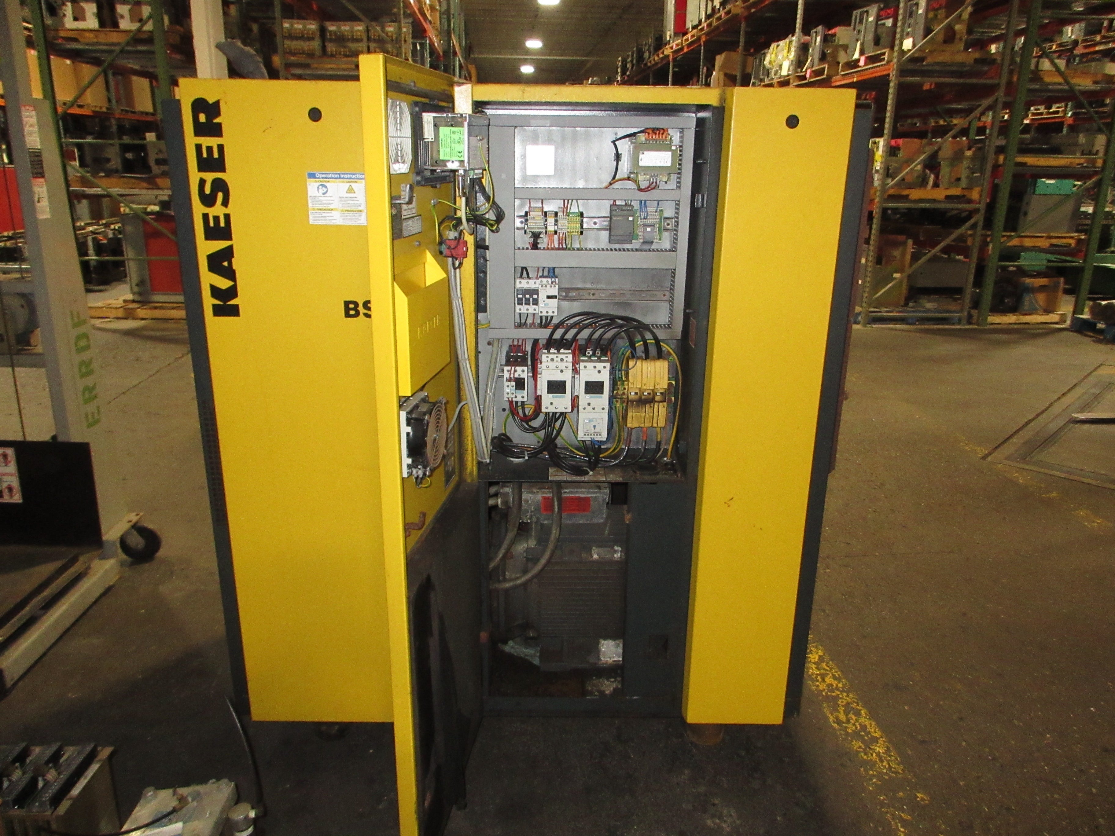 Kaeser Sigma Rotary Screw Air Compressor BSD 60 60HP 288 cfm 460Y/266V 3Ph Used