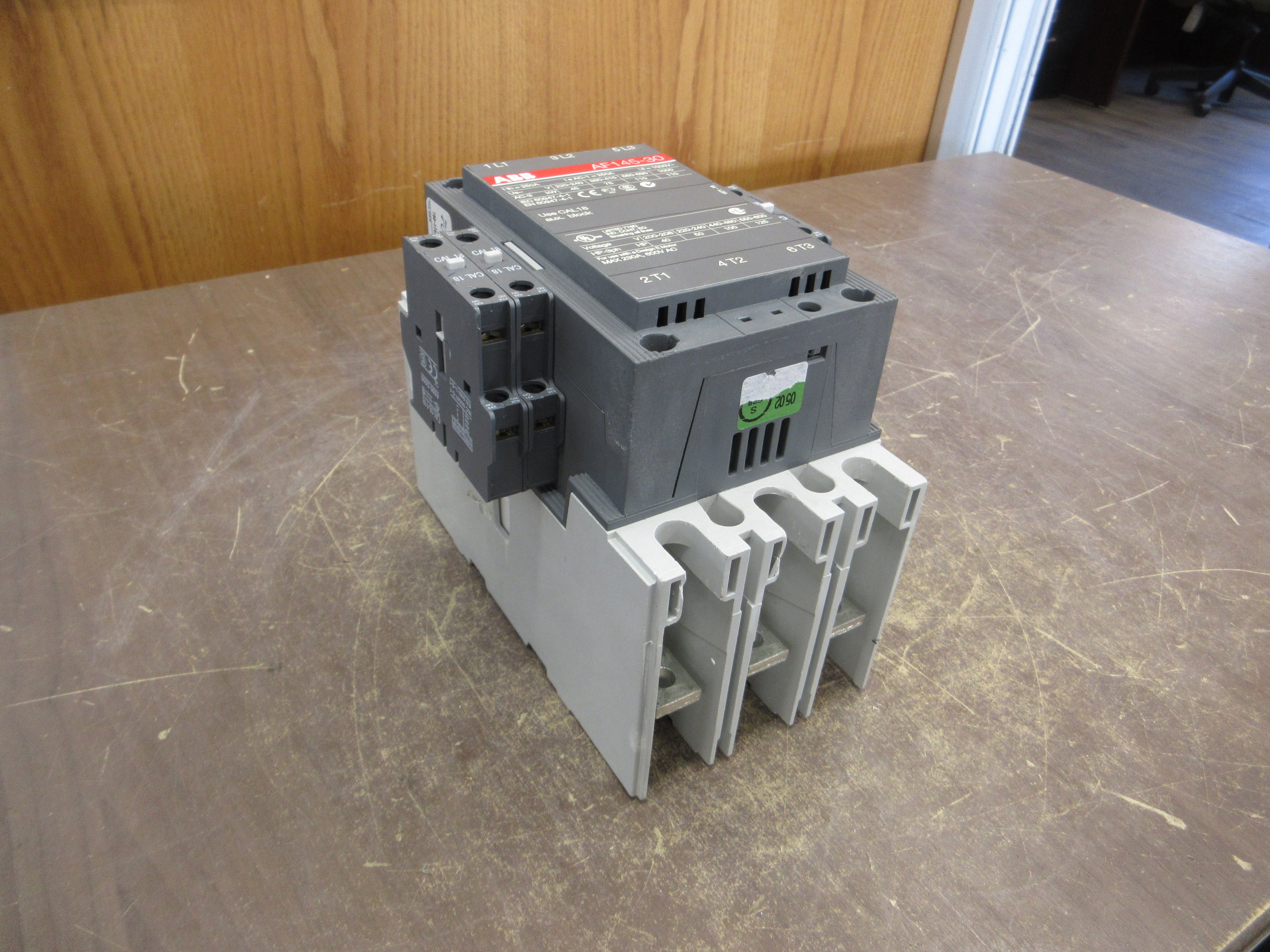 ABB Contactor AF145-30 20-60VDC Coil 230A 600V (3) Aux Contacts Used