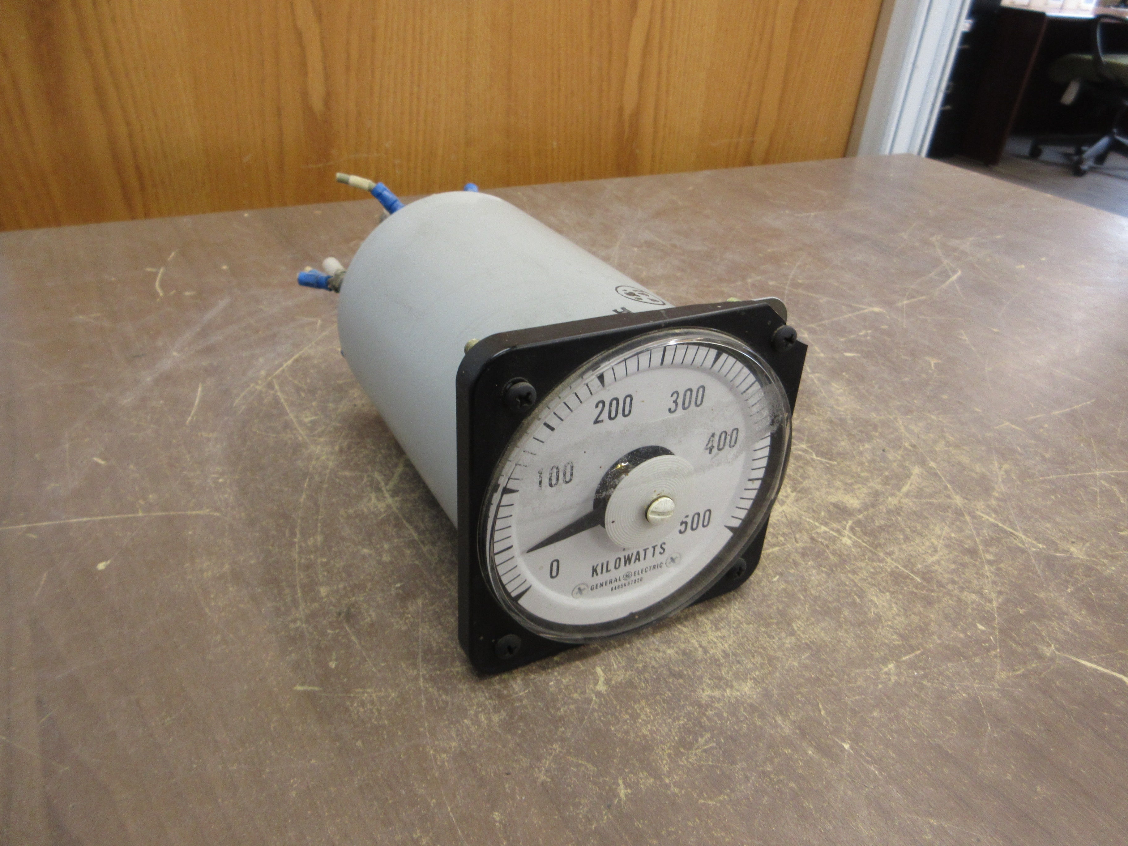 GE AC Wattmeter 50-103251ATBH1CRC Range: 0-500kW 120V 5A 50/60Hz Used