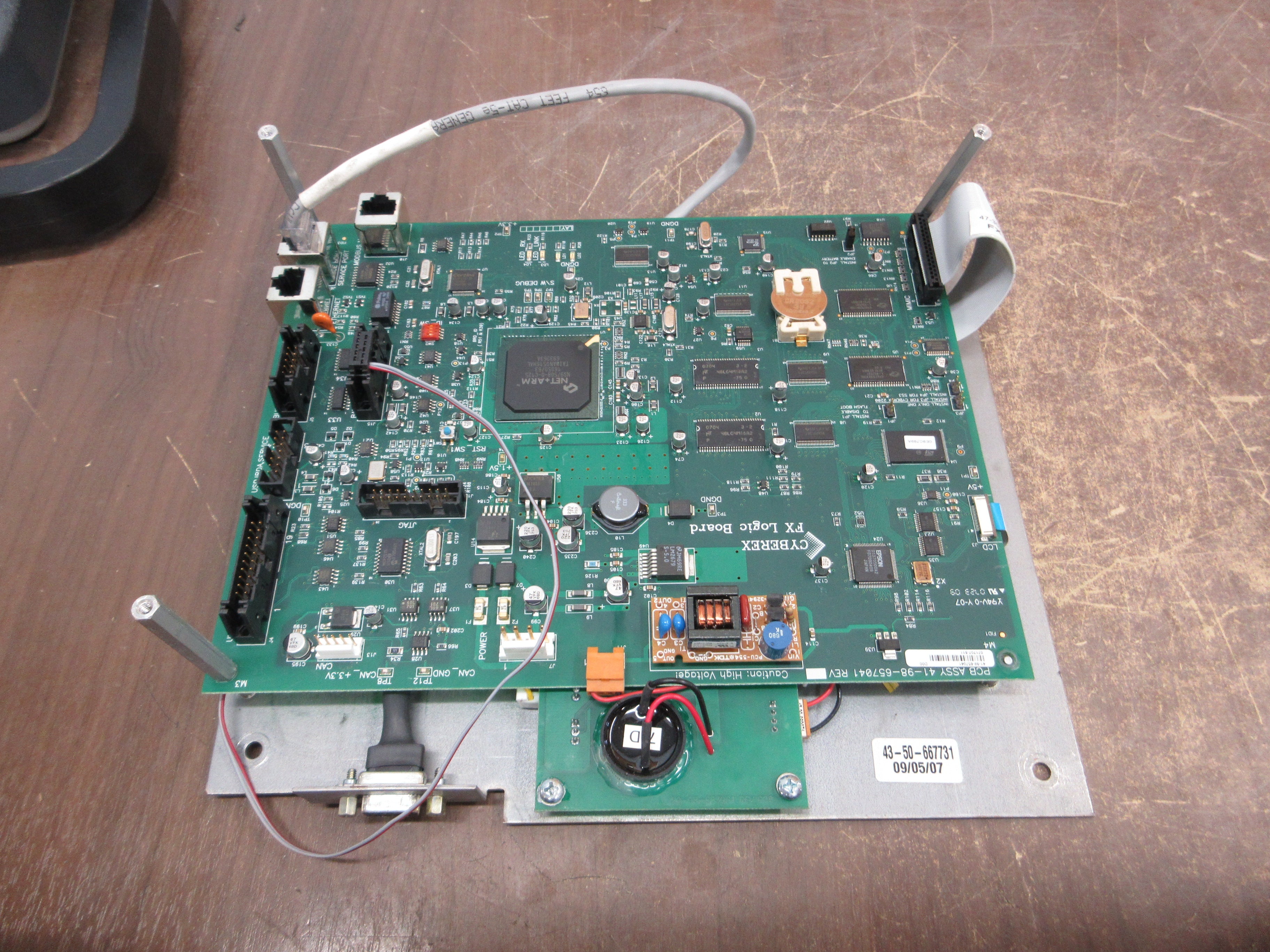 Cyberex Control Panel Assembly 43-50-667731 Used